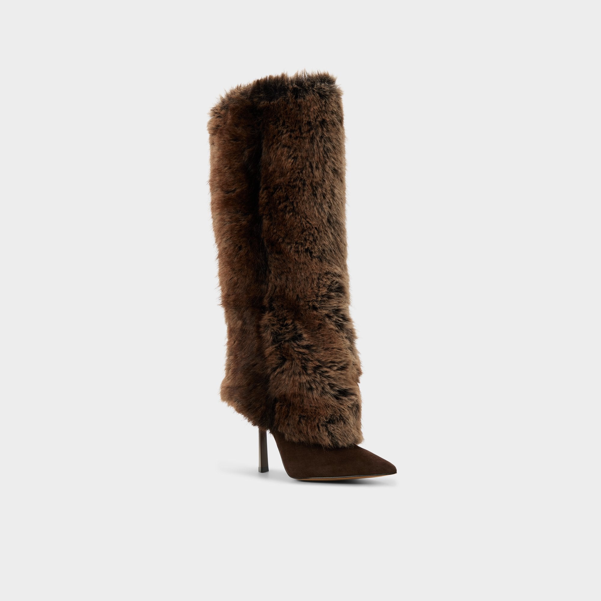 ALDO Lennore bottes genou marron fourrure