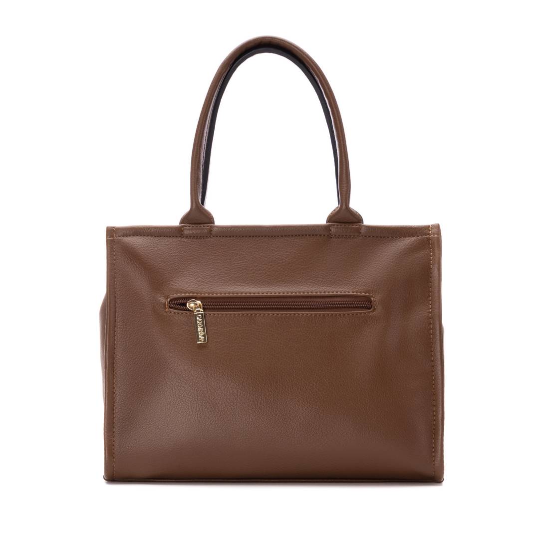 Carmela 18617302 sac cuir camel 27x35x15 cm