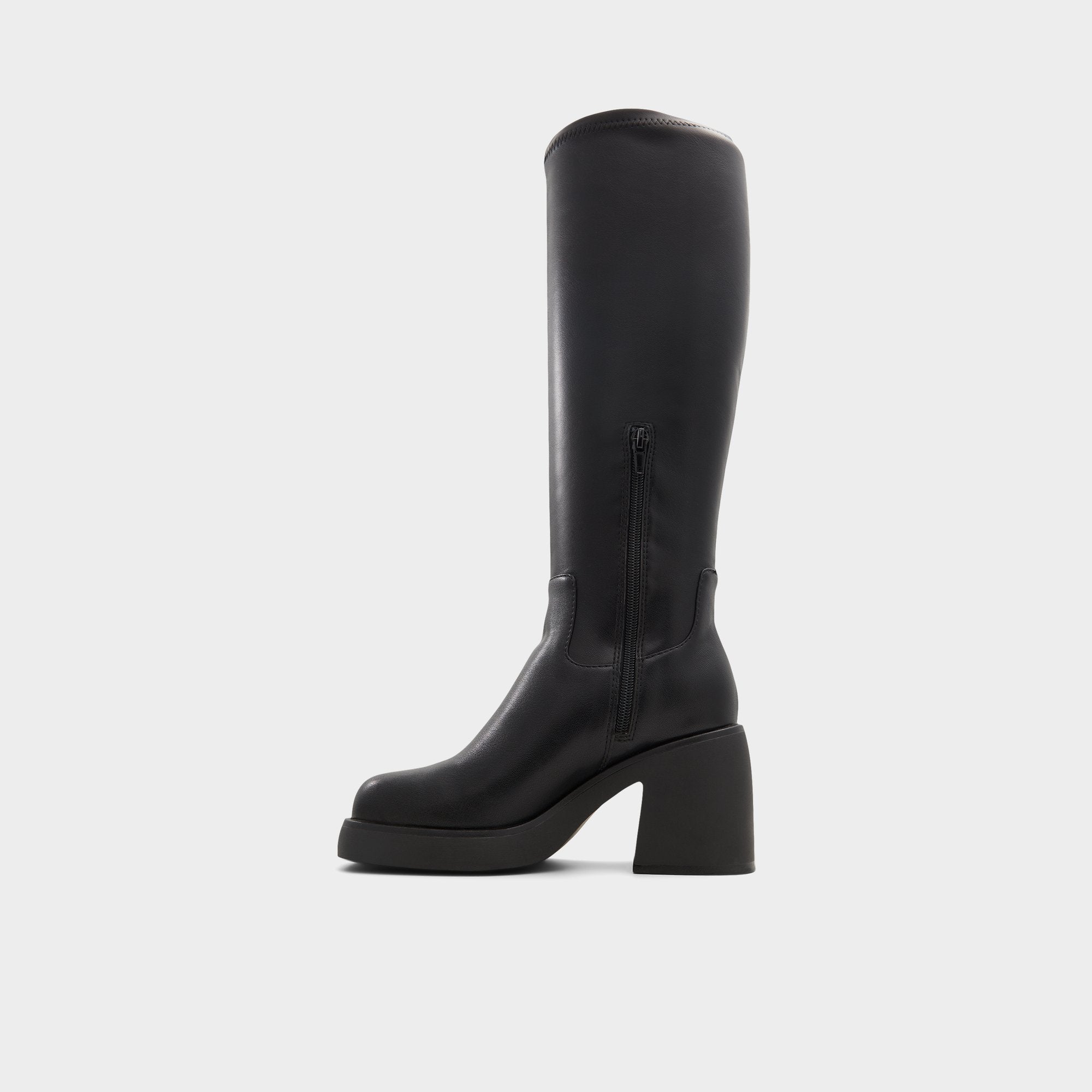 ALDO Auster-WC bottes hautes noires talon plat