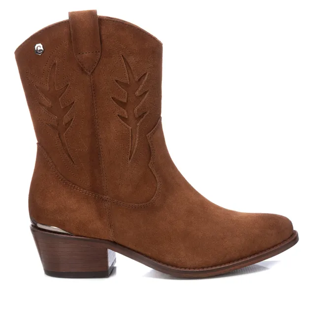 Carmela 16010502 bottine cuir marron talon bas