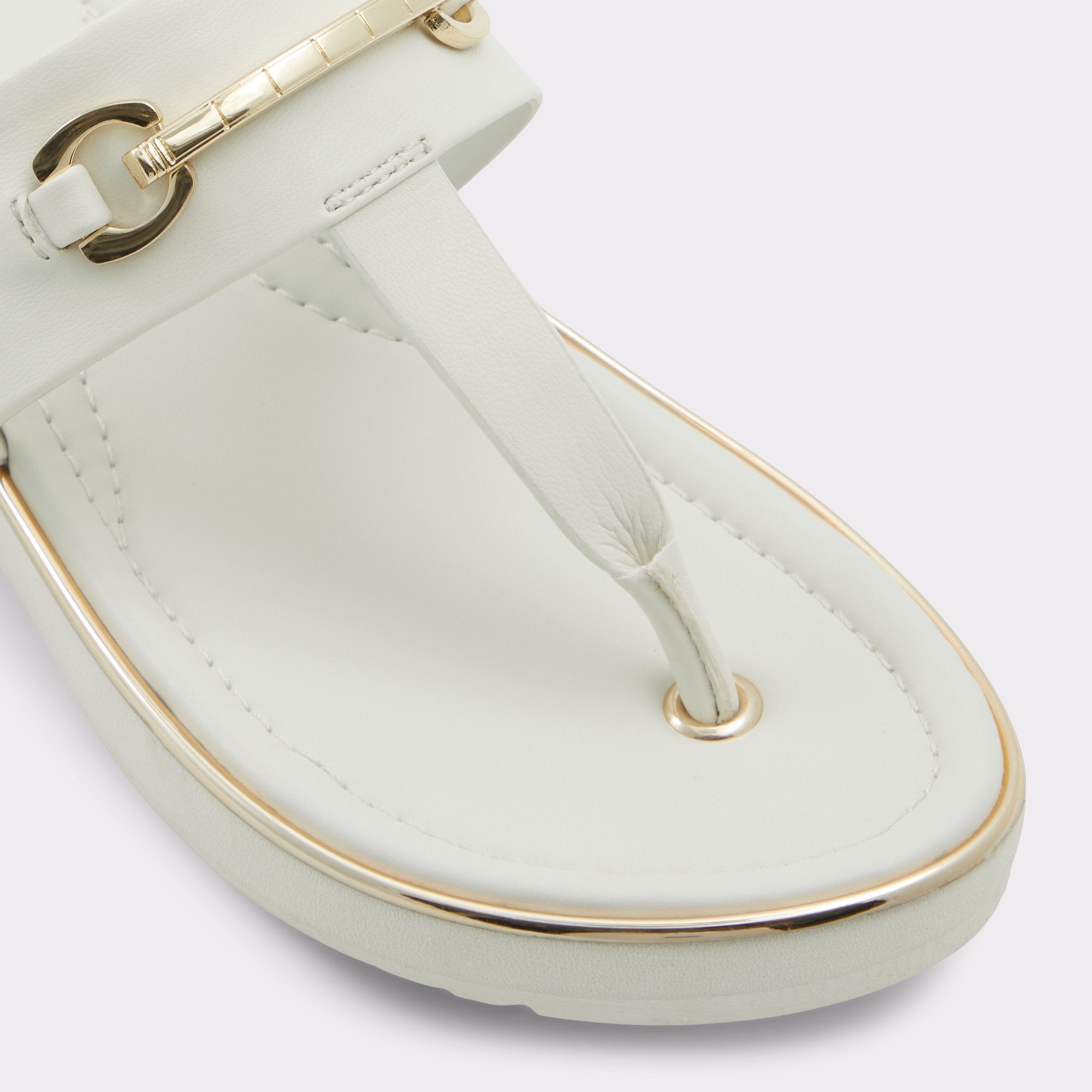 ALDO Deverena sandales plates femme détail métal