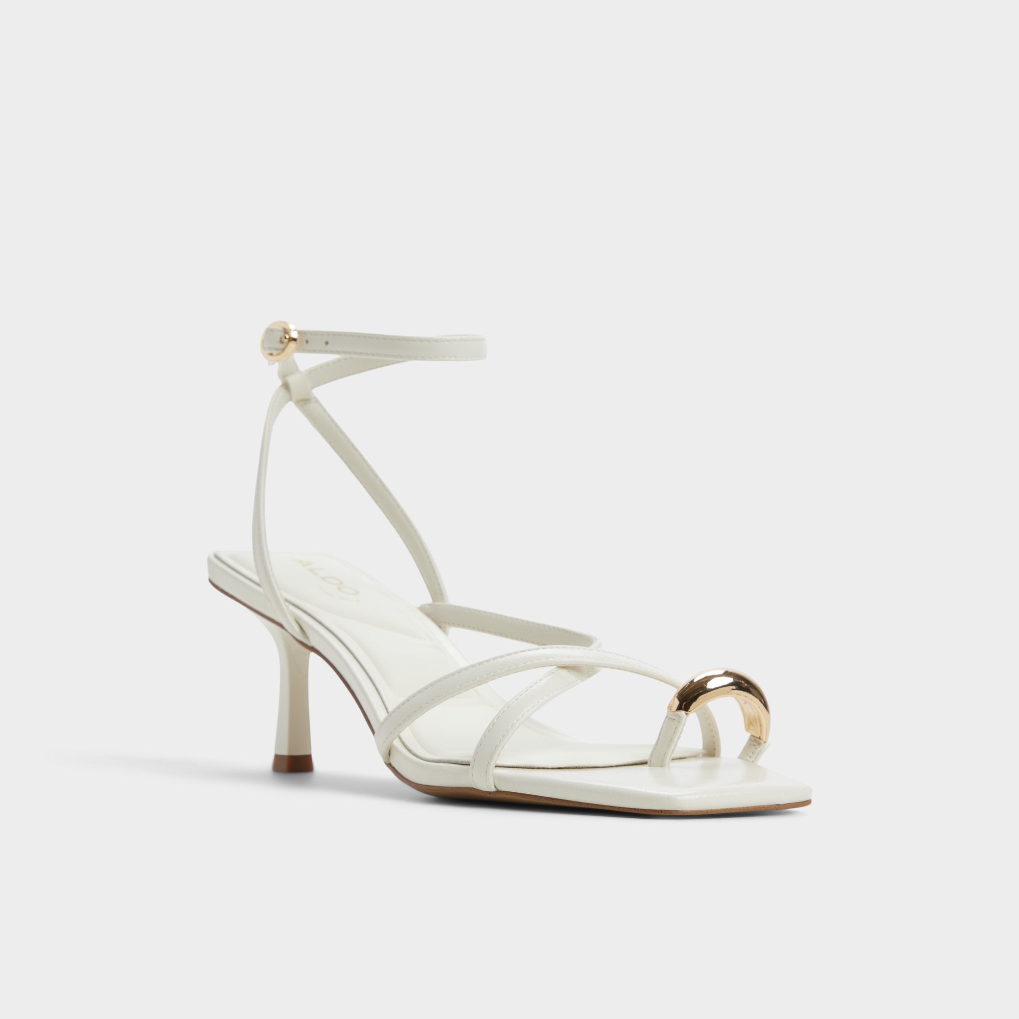 ALDO Elodiah sandales talon blanches à brides