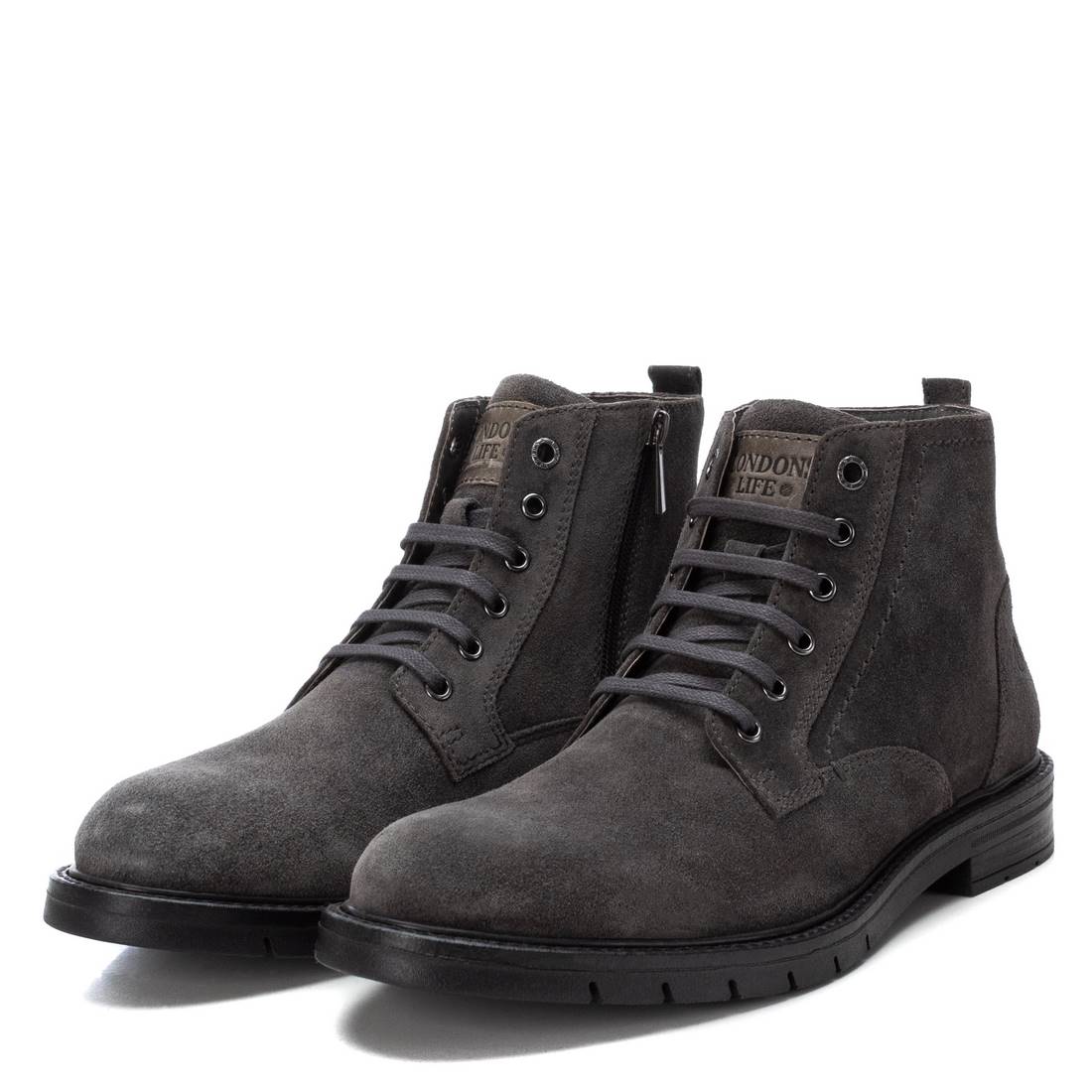 Carmela 16170302 bottine homme cuir gris track