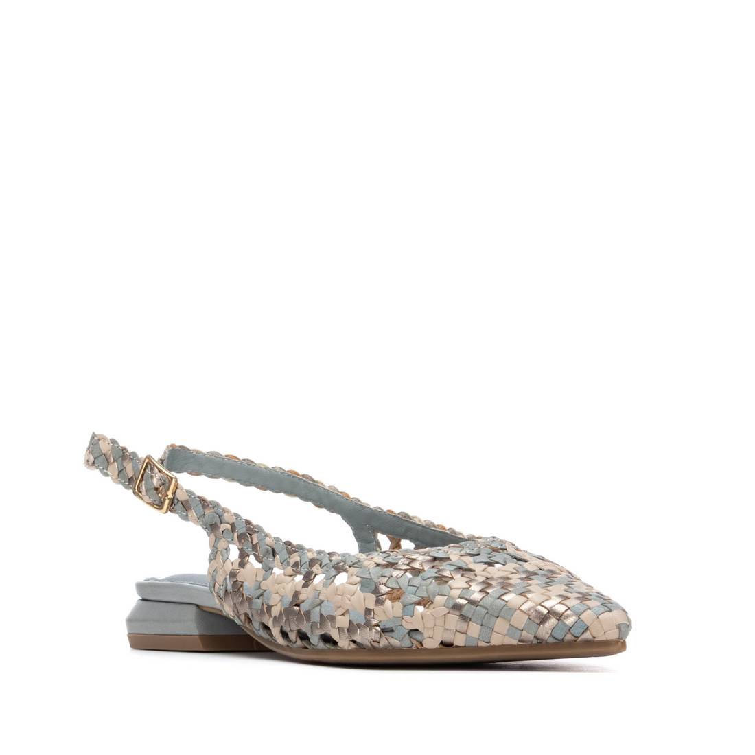 Carmela 16312906 ballerines cuir jeans talon bas