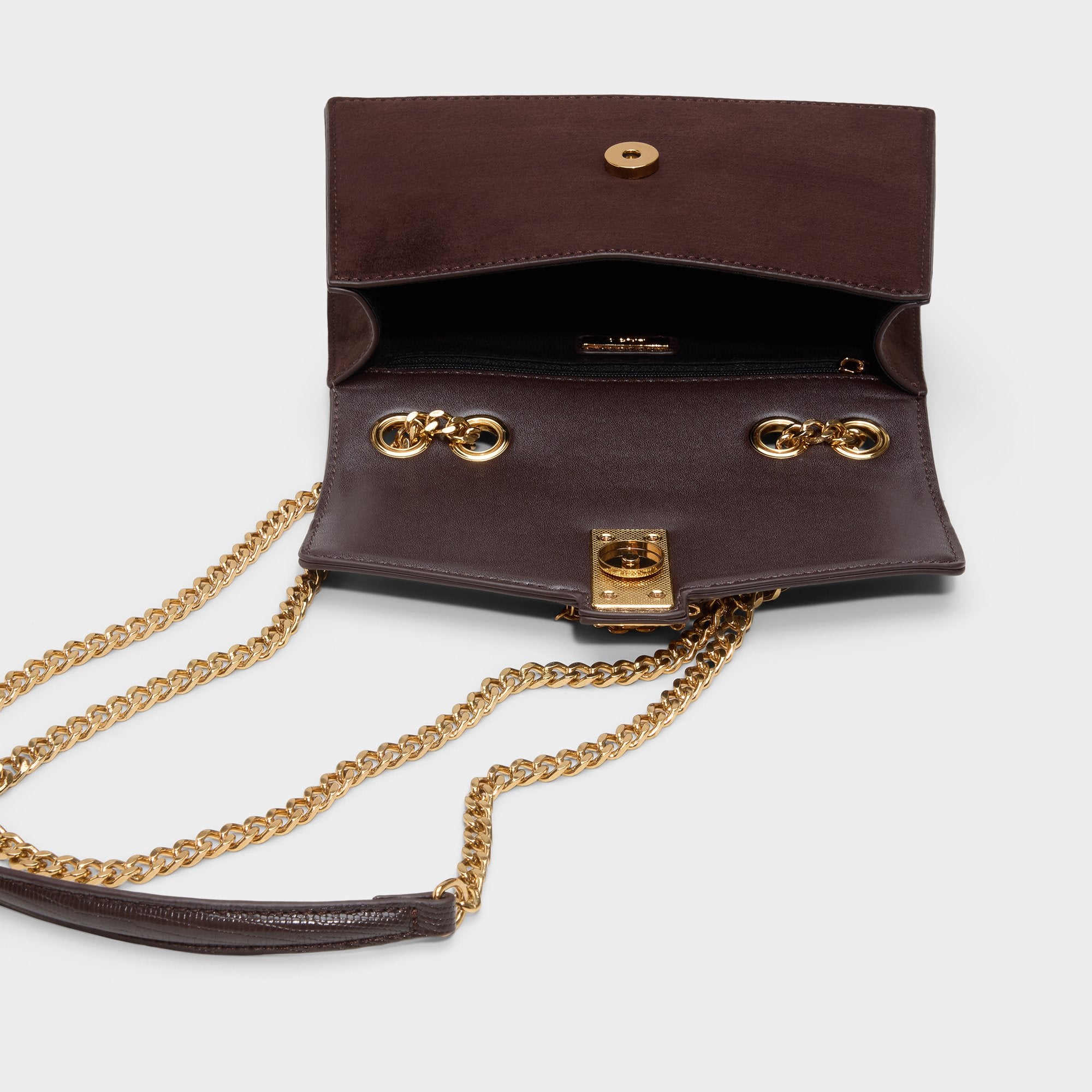ALDO Fortuliaax sac bandoulière marron animal