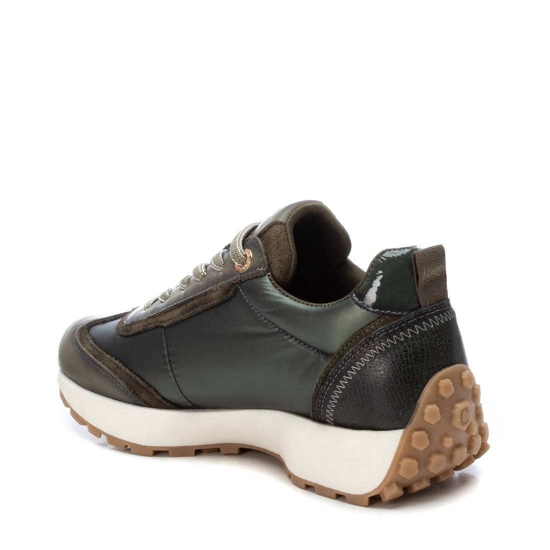Carmela 16111701 baskets femme vertes cuir