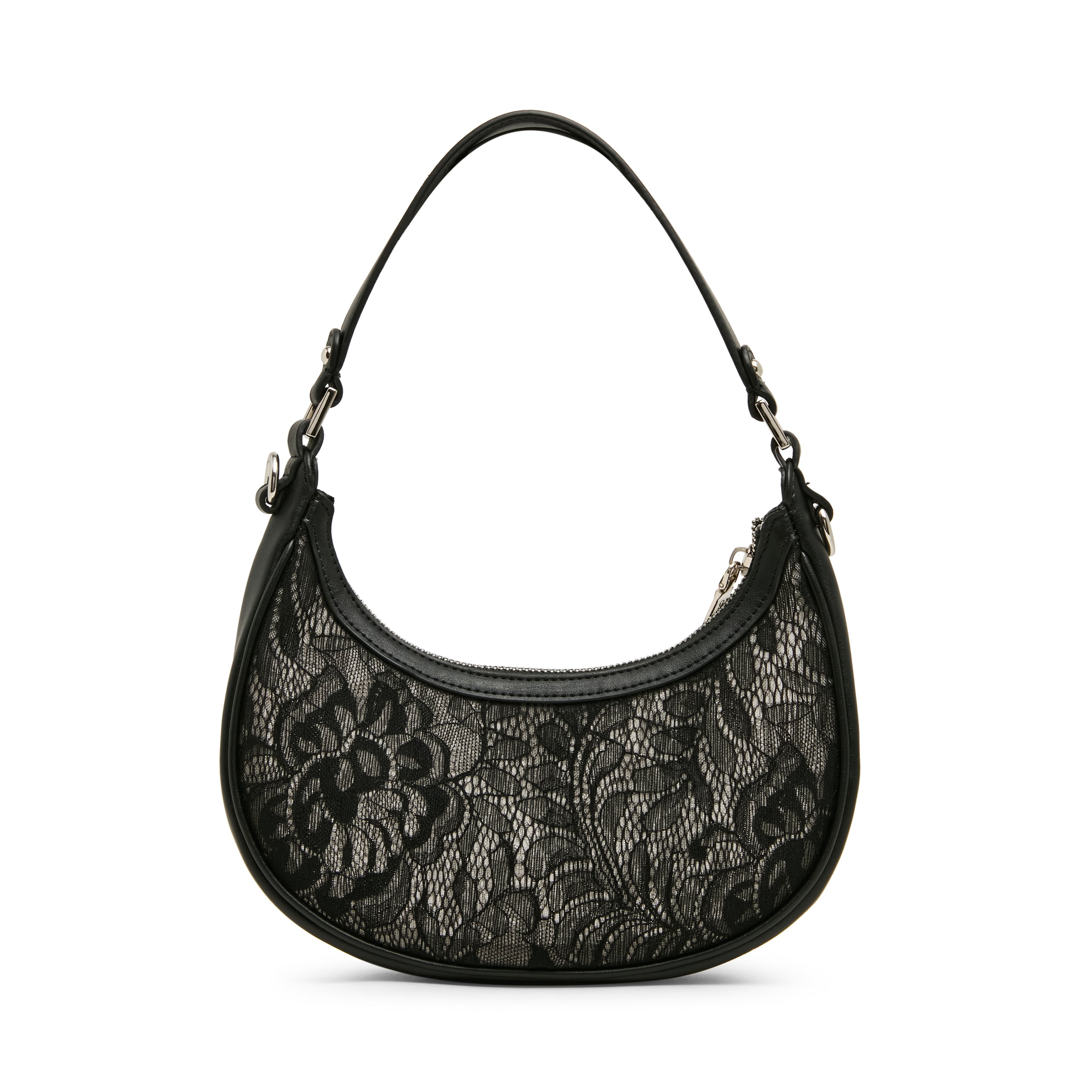 Steve Madden Bamour-L sac épaule noir zippé 25 cm