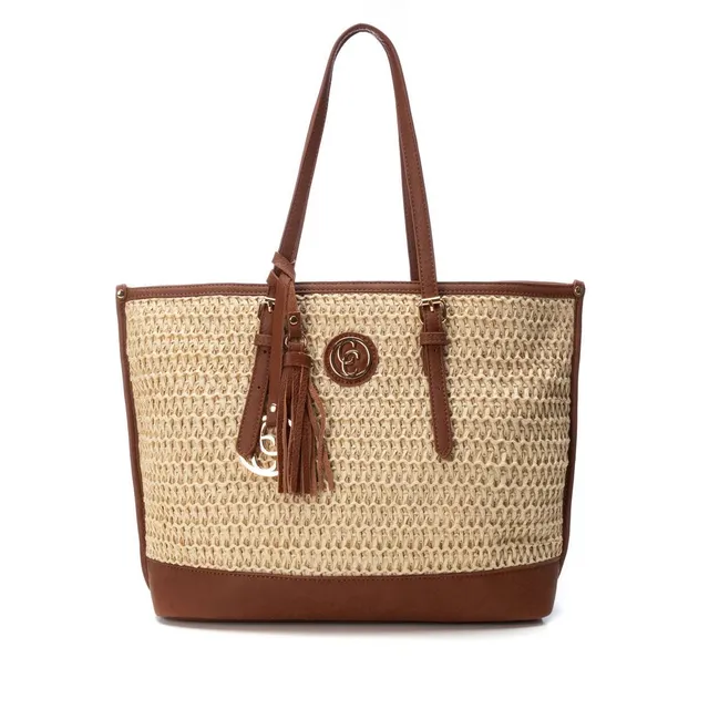 Carmela 18613002 sac épaule femme rafia beige