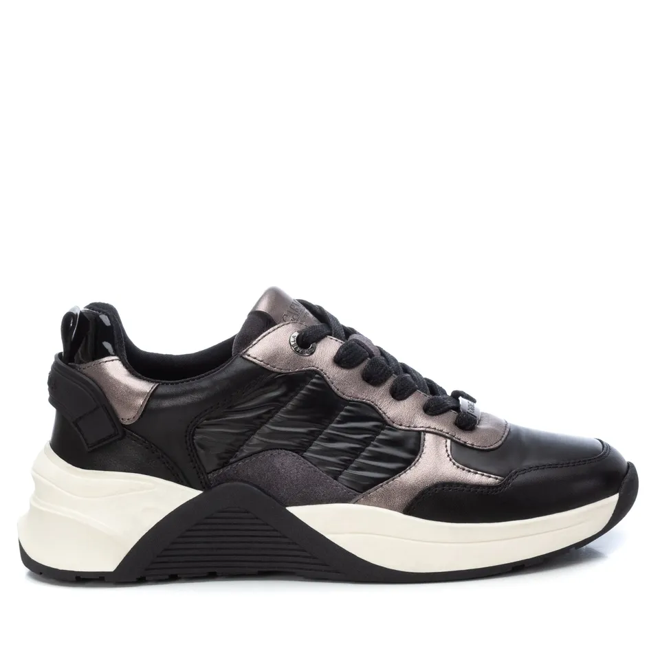 Carmela 16015401 sneakers femme noir cuir véritable