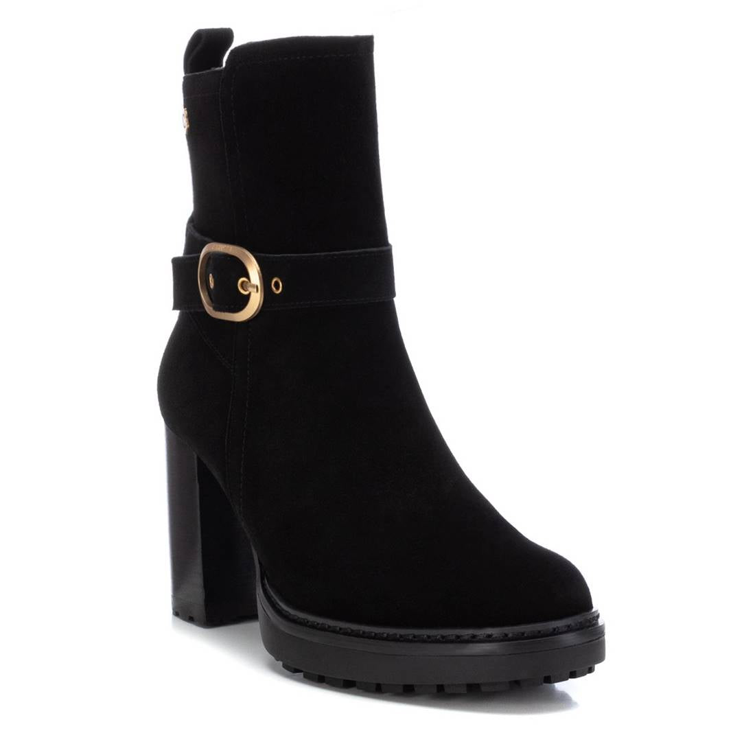 Carmela 16113501 bottine cuir noir talon 8 cm 35-41