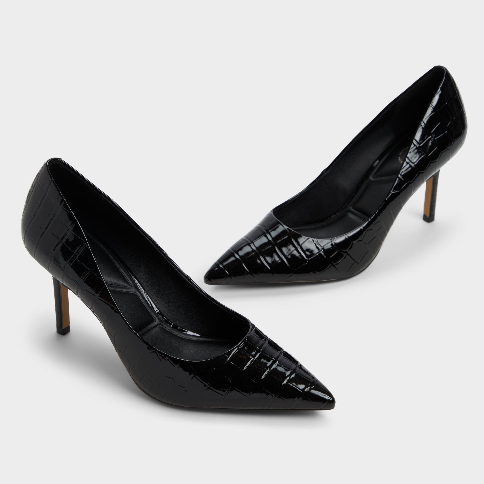 ALDO Kaitie escarpins noirs talon haut confort