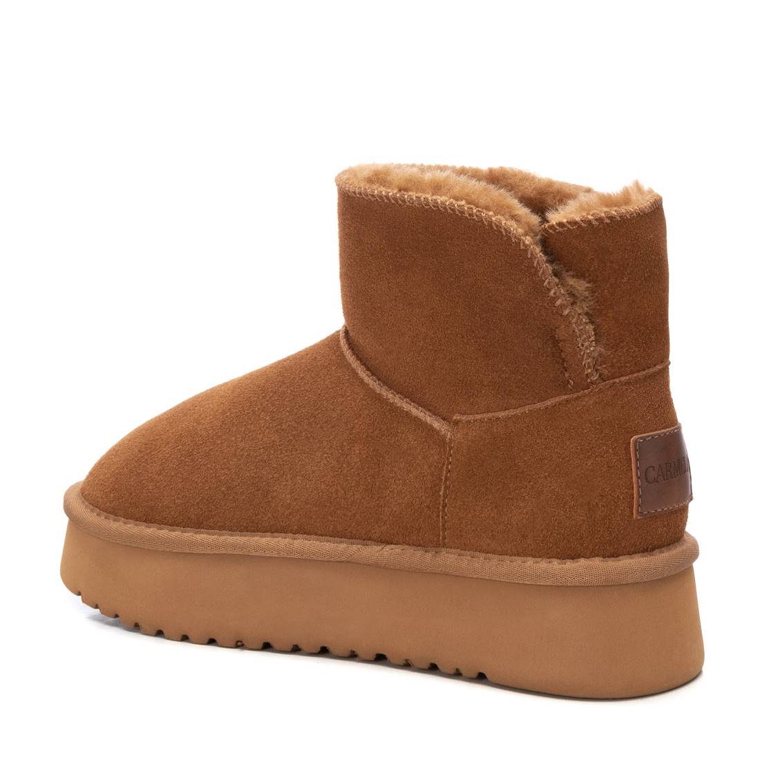 Carmela 16200401 boots femme marron suède fourré