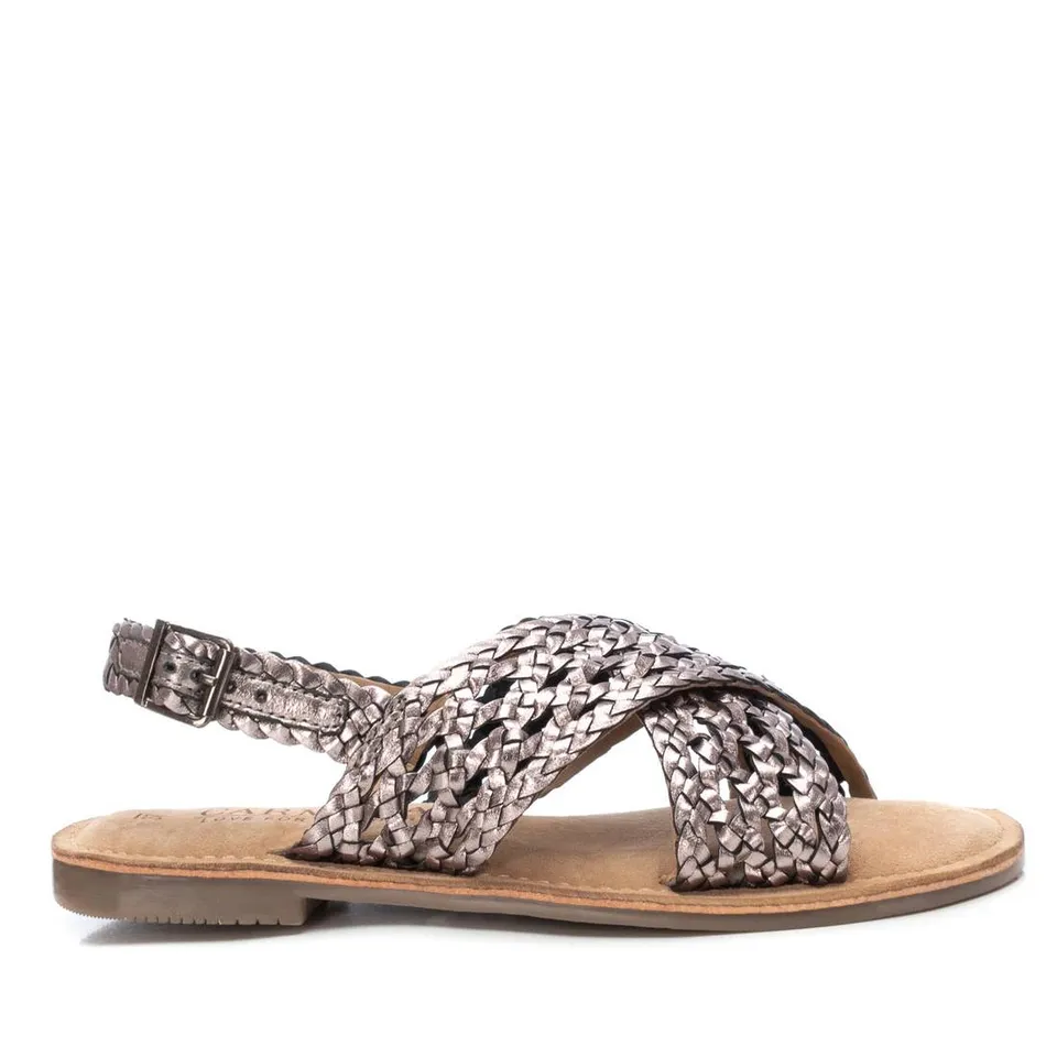 Carmela 16164502 sandale femme grise cuir