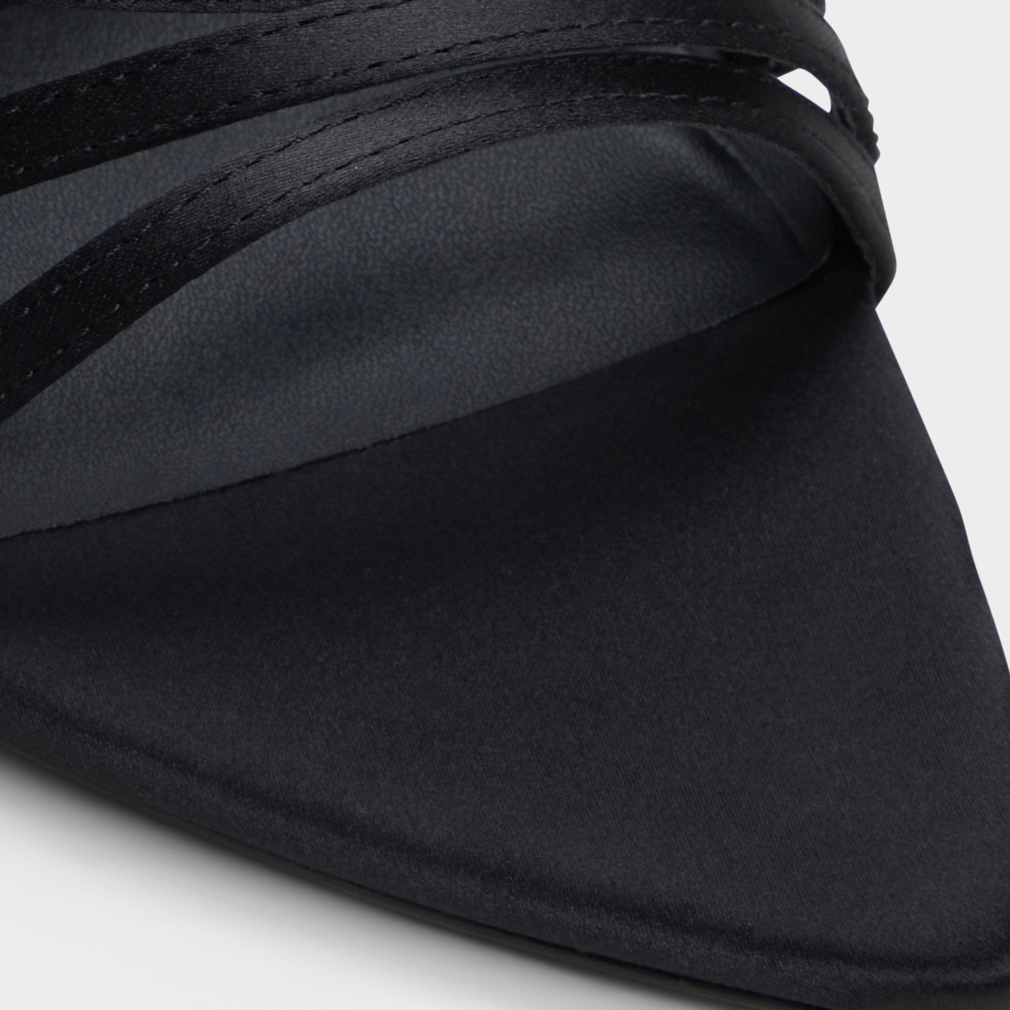 Aldo Solania sandales à talon satin noir