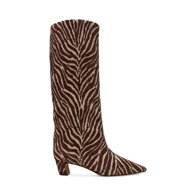 Steve Madden Brax bottines zèbre talon 3,5 cm femme