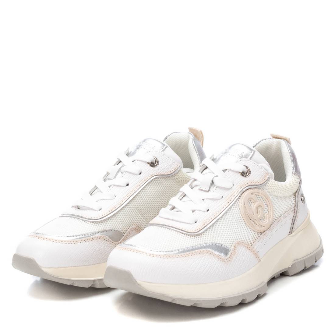 Carmela 16146902 sneaker cuir blanc à lacets