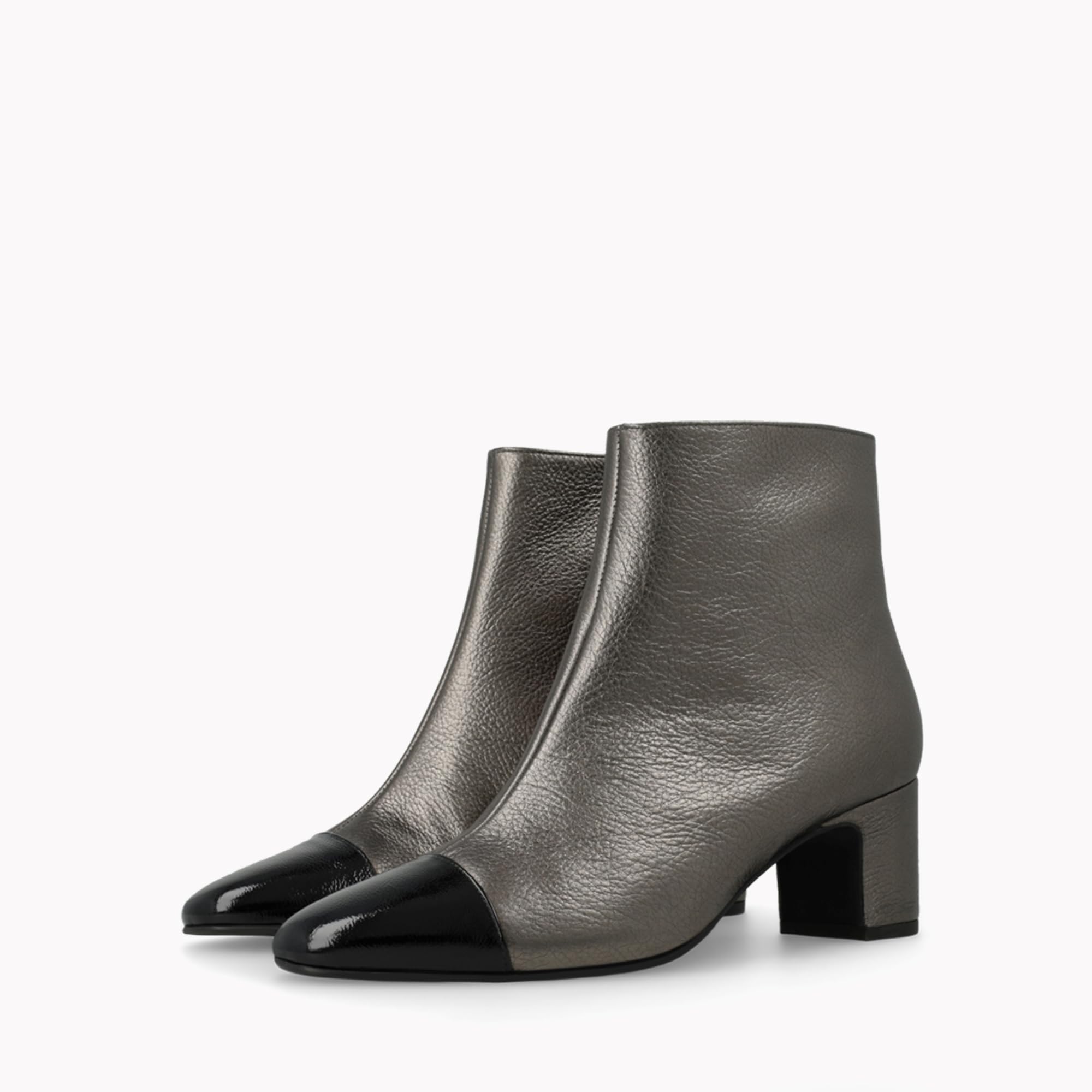 LODI RISCO bottines grises cuir véritable