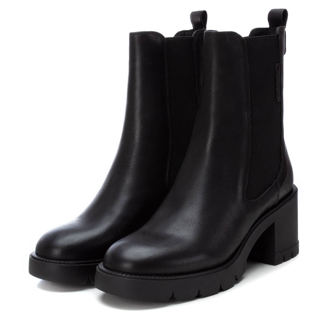Carmela 16190201 bottine femme noire cuir talon 6 cm