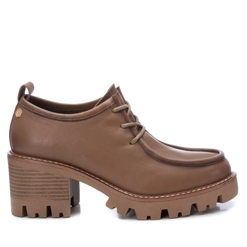 Carmela 16099703 derbie femme marron cuir talon 7cm