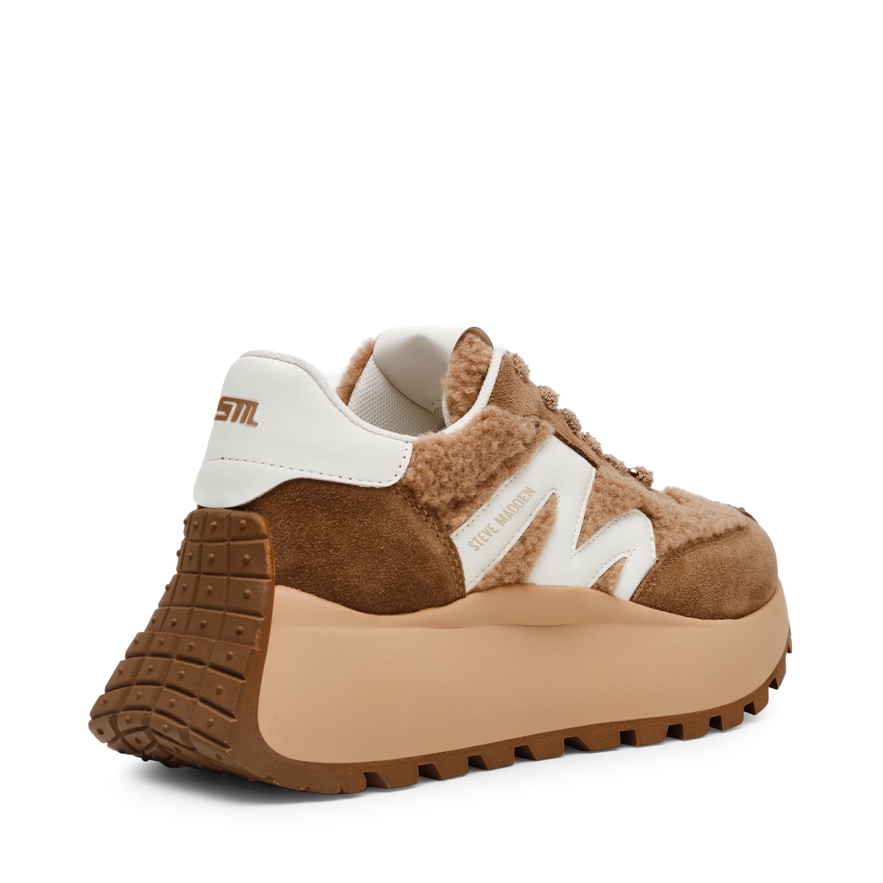 Steve Madden Supercampo-F baskets chestnut basses