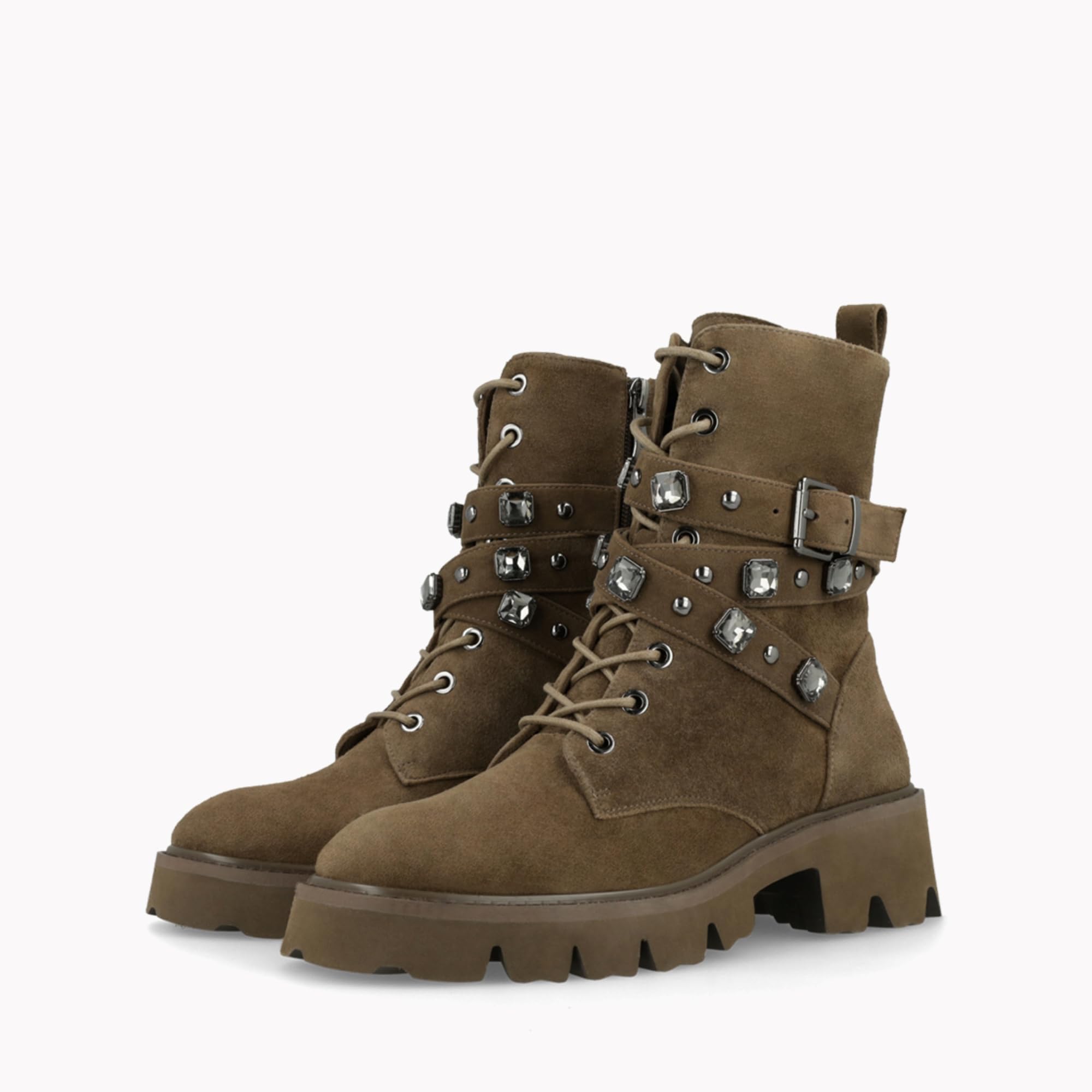 Lodi A-VIS5680 bottines marron cuir véritable