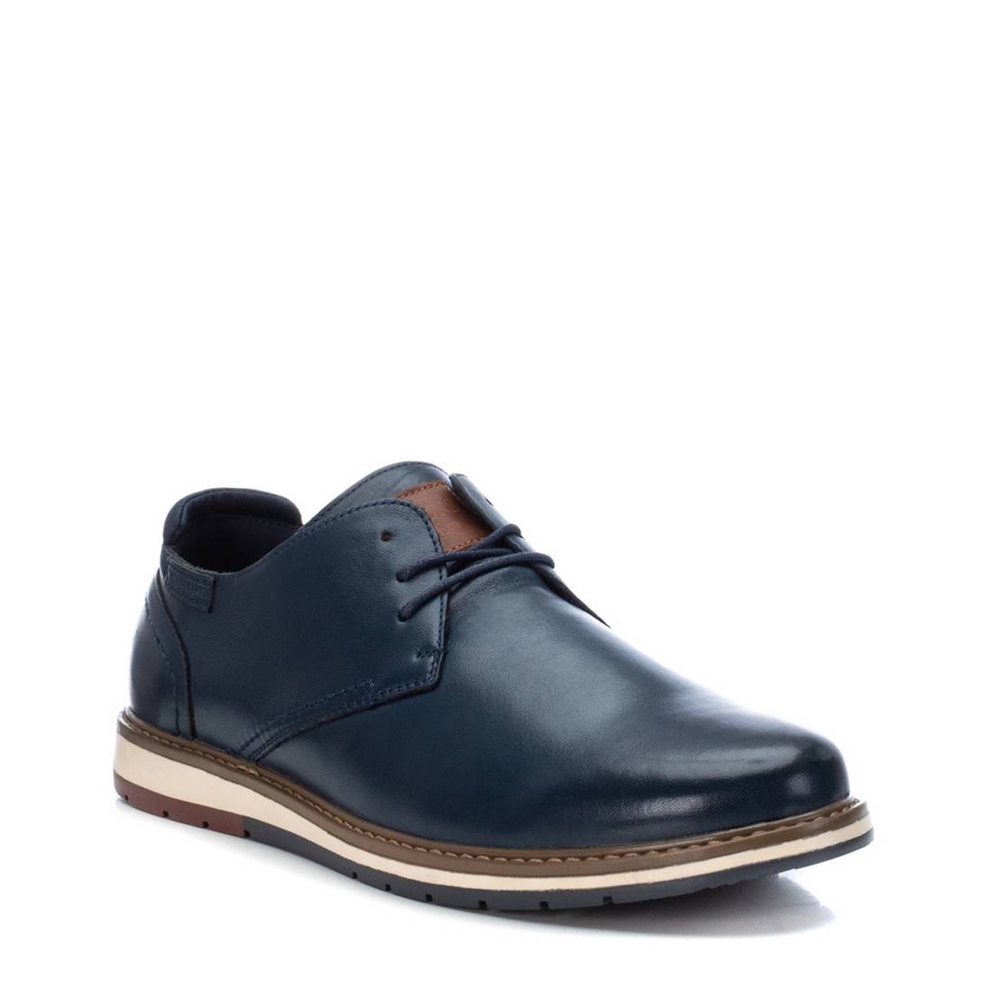 Carmela 16111302 derby homme bleu cuir