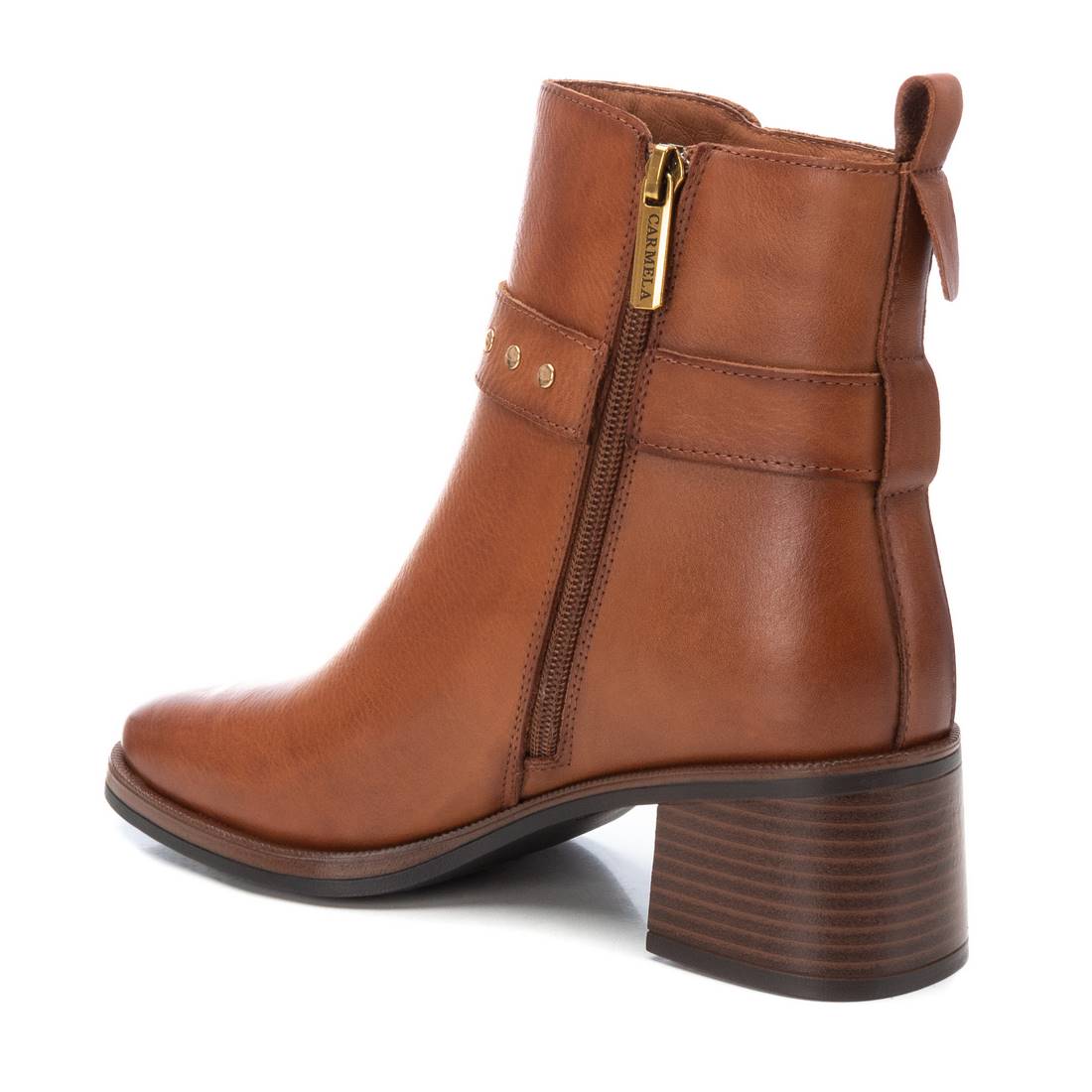 Carmela 16199901 bottines cuir marron talon 7 cm