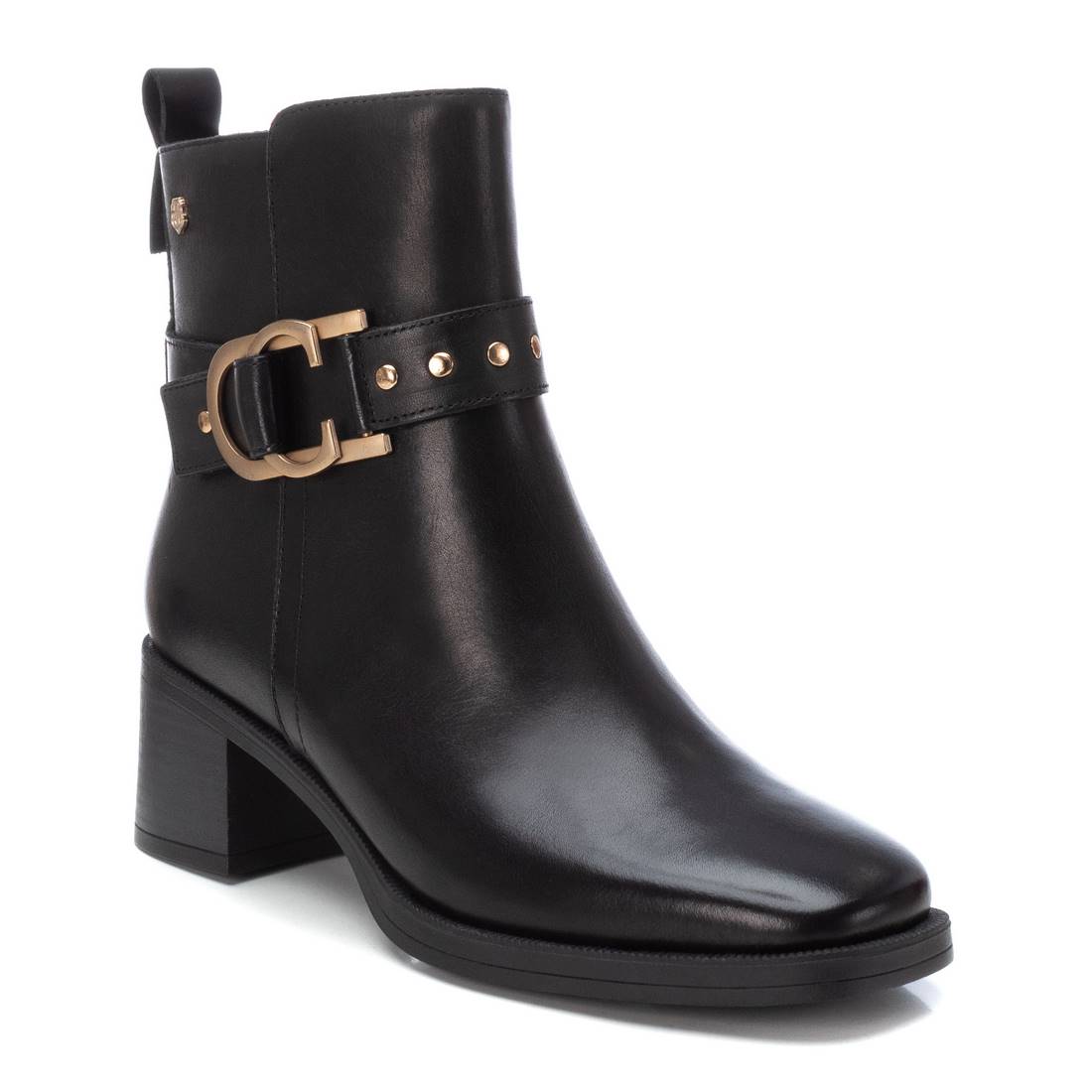 Carmela 16199902 bottine cuir noir talon 7 cm