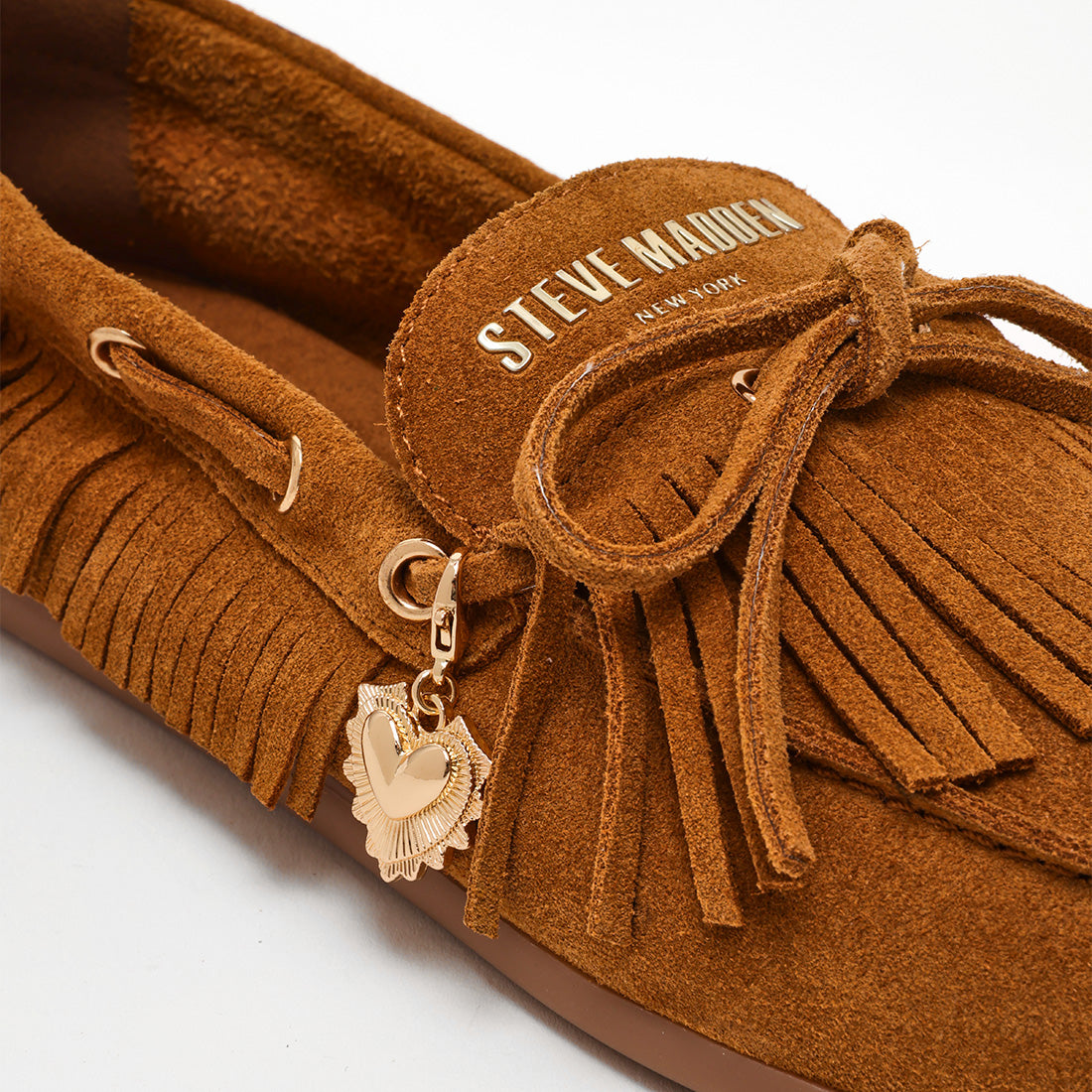 Steve Madden Rascals mocassins tan suede daim