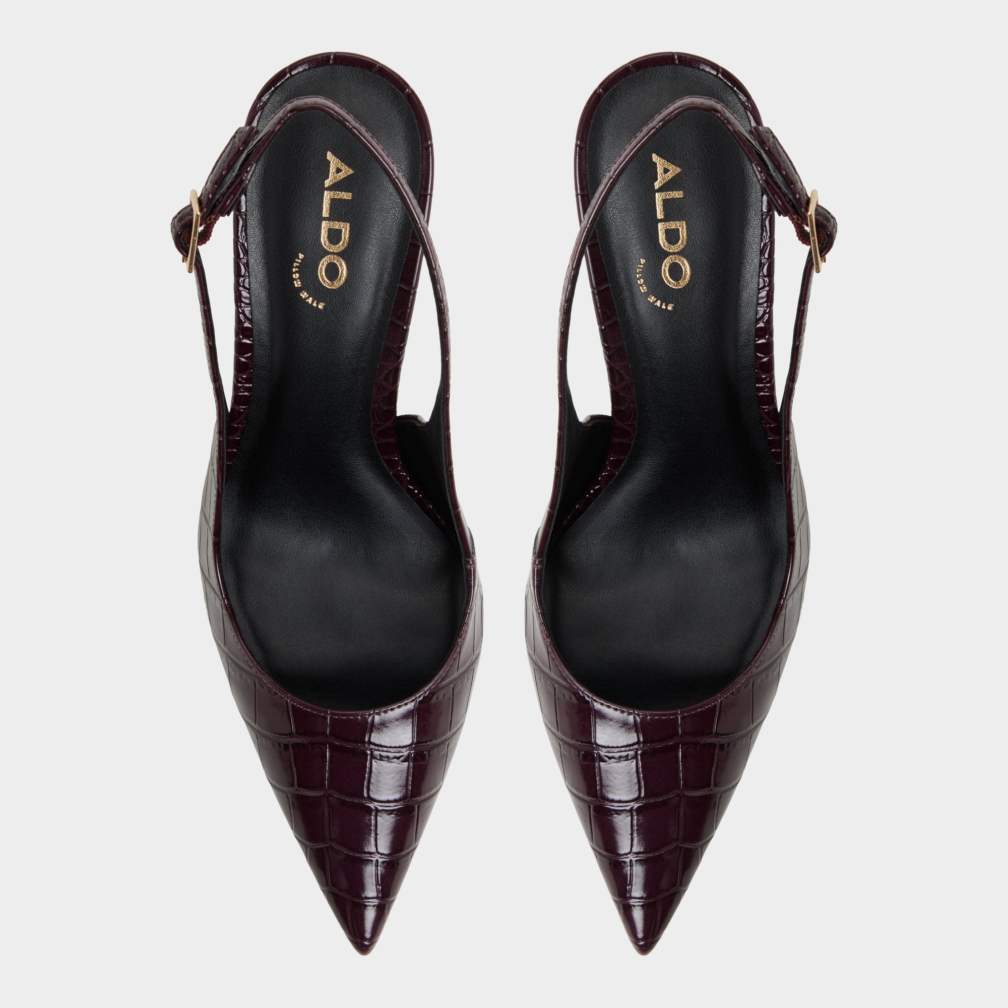 ALDO Seralina sandales talon rouge croco