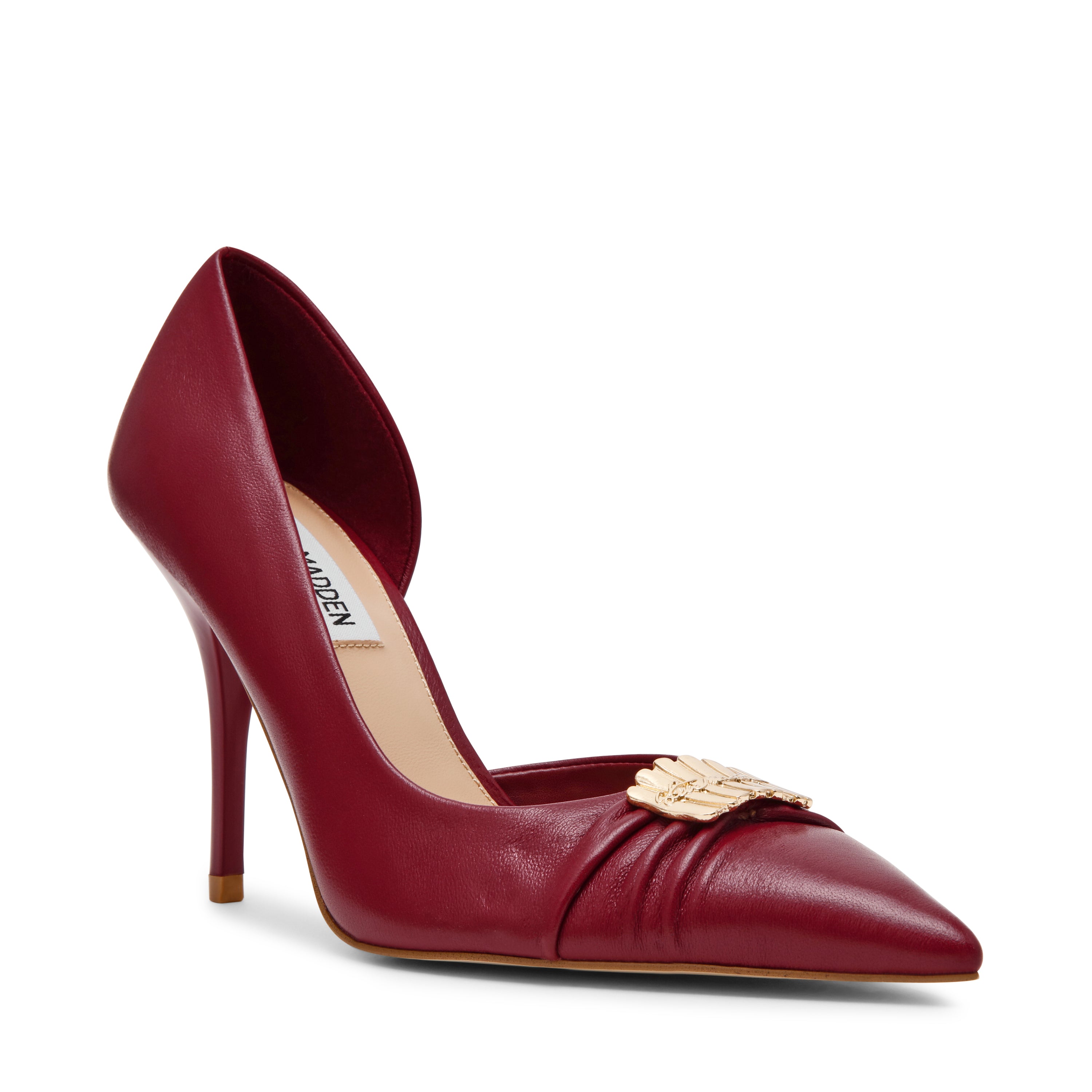 Steve Madden Admiral escarpins cerise cuir talon 7 cm