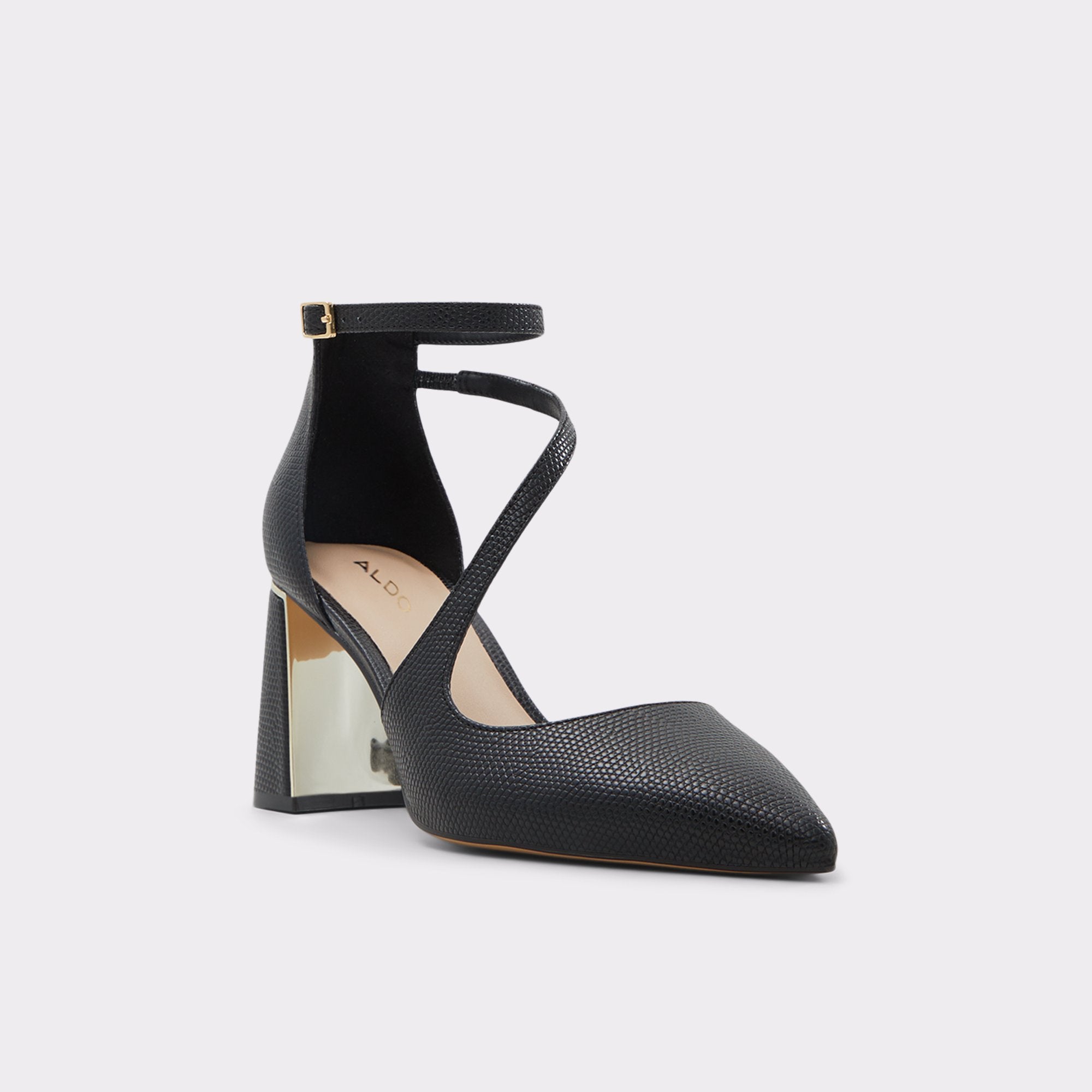 ALDO Annodar escarpins noirs à bride