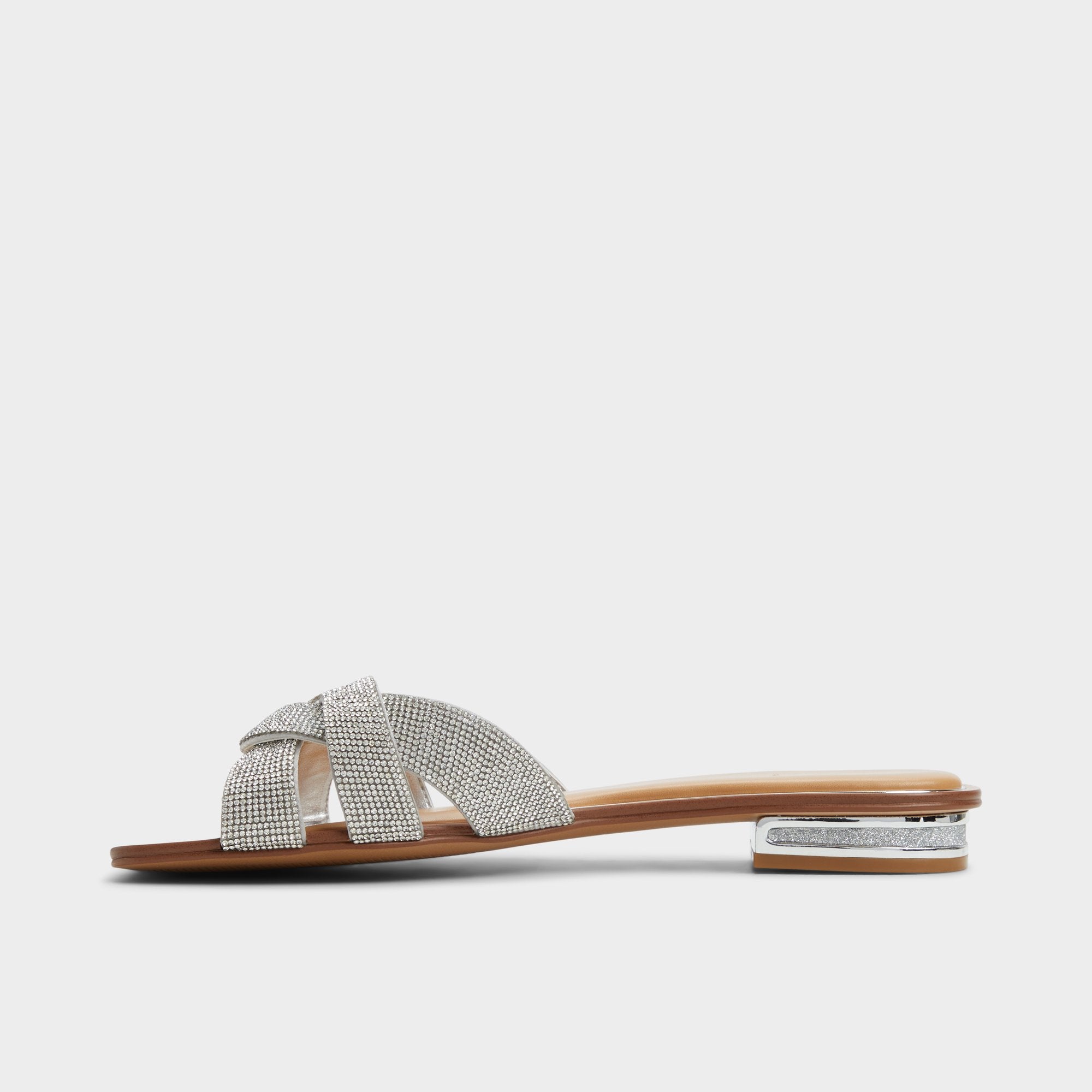 ALDO Ormeley sandales habillées talon métallisé