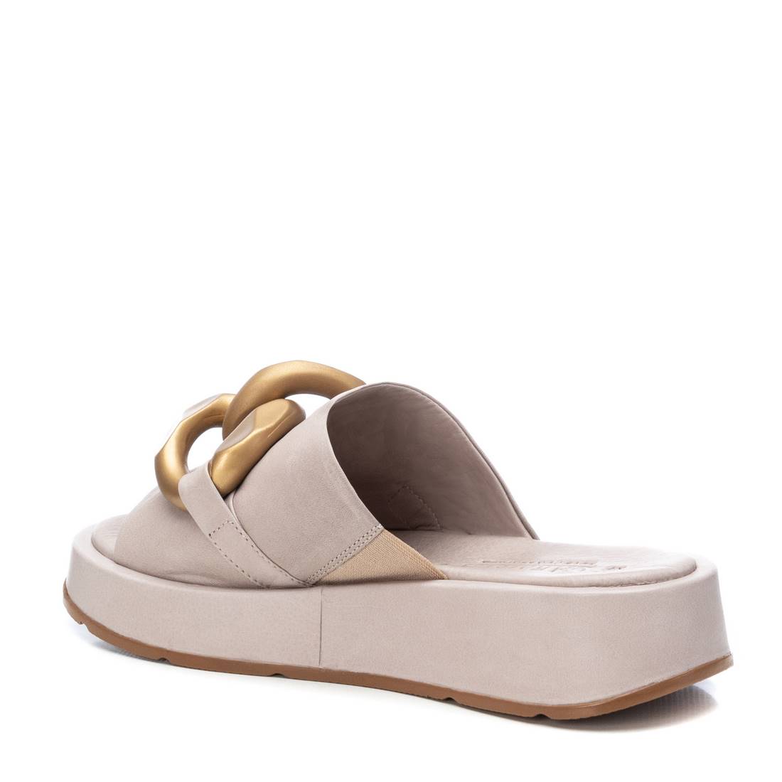 Carmela 16077410 sandale cuir blanc plateforme