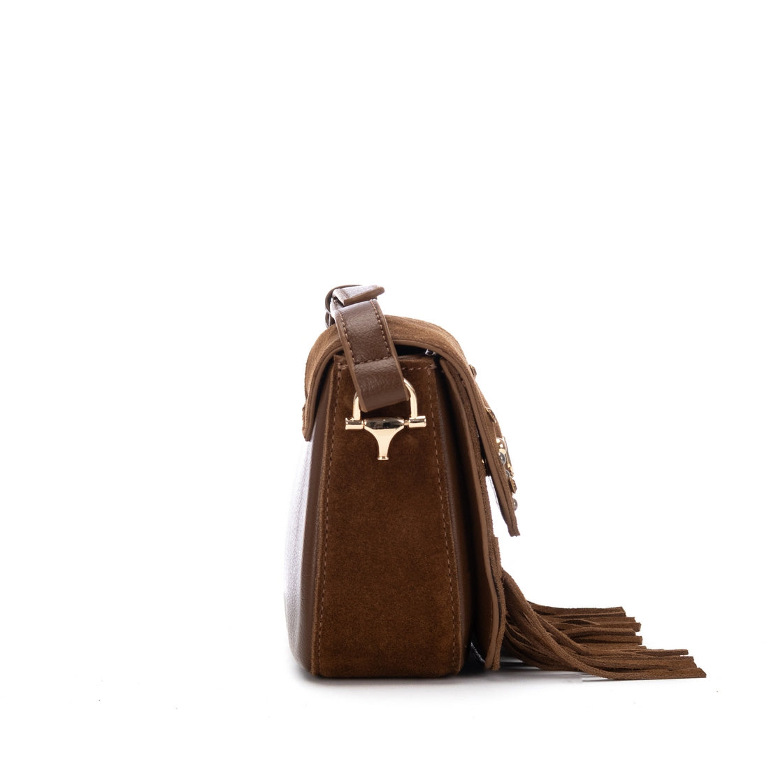Carmela 186238 18623801 sac bandoulière camel suède