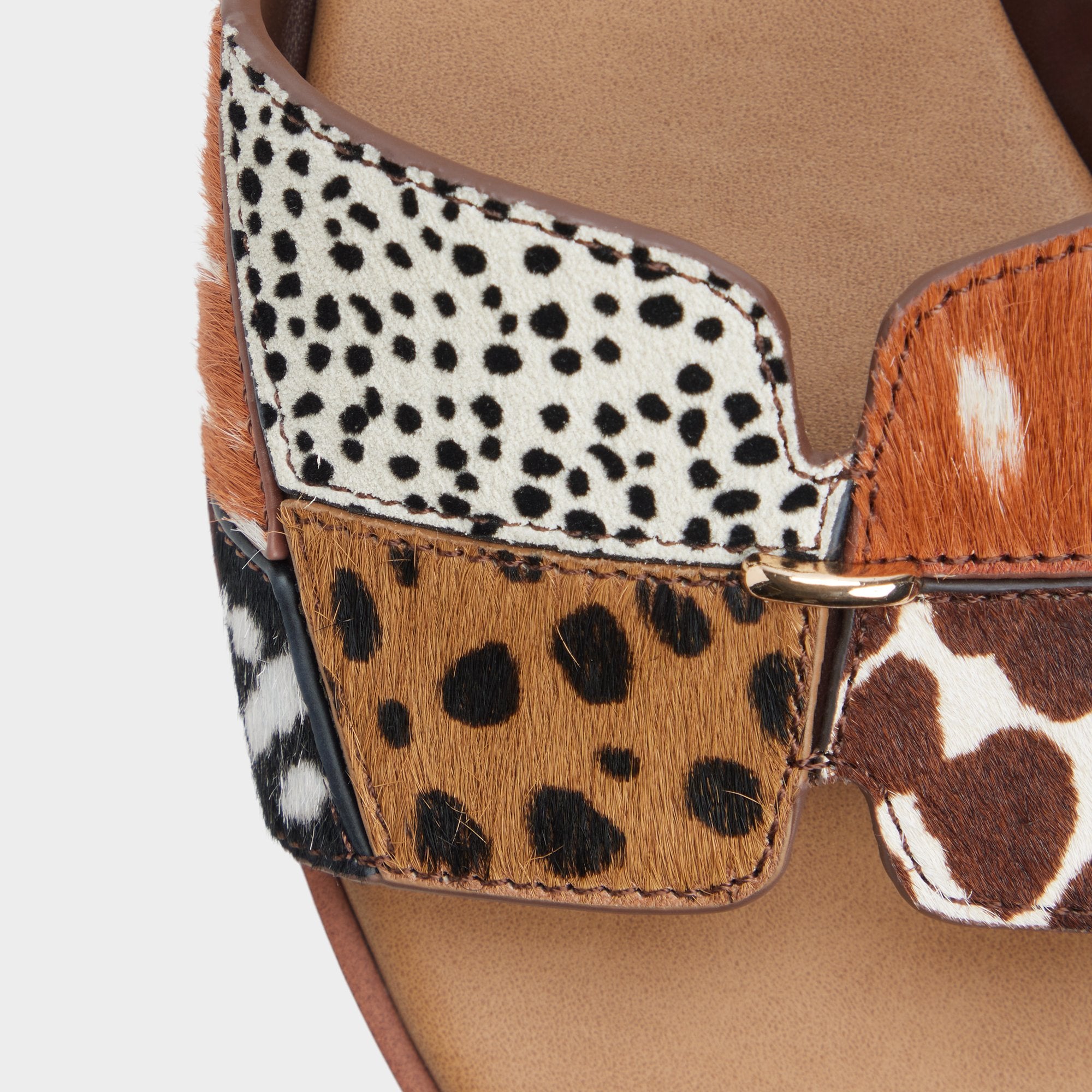 ALDO Itsandalmix sandales plates imprimé animal