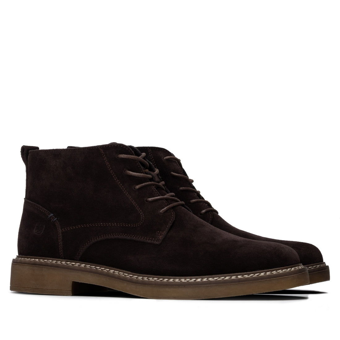 Carmela 16420302 bottines homme cuir marron lacets