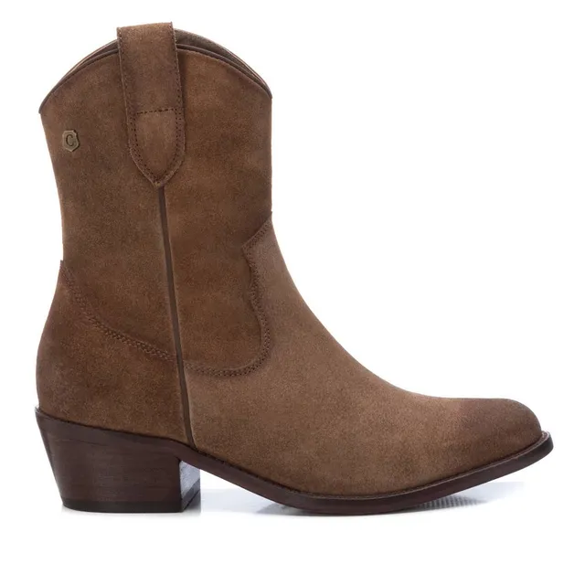 Carmela 16102203 bottine cowboy cuir marron 5 cm