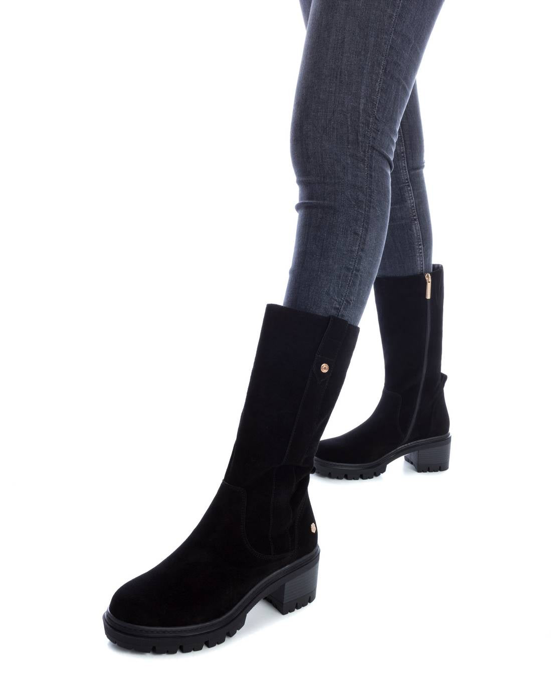 Carmela 16096601 bottes femme noir talon 6 cm