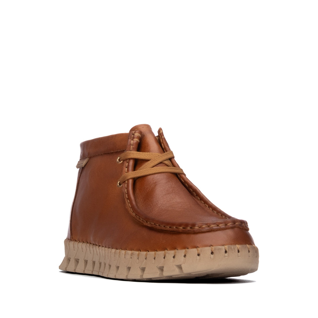 Carmela 16438202 boots femme camel lacets plats