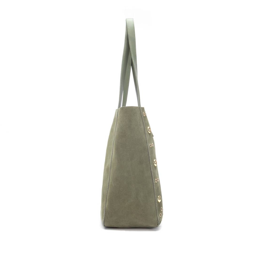 Carmela 18621204 sac femme cuir kaki épaule 43 cm
