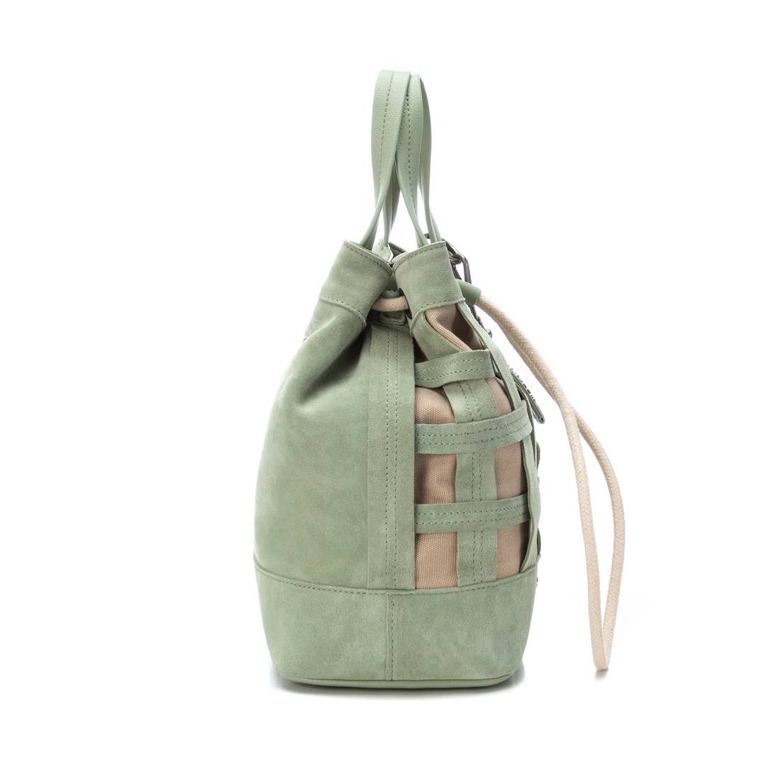 Carmela 18604305 sac bandoulière vert toile suède
