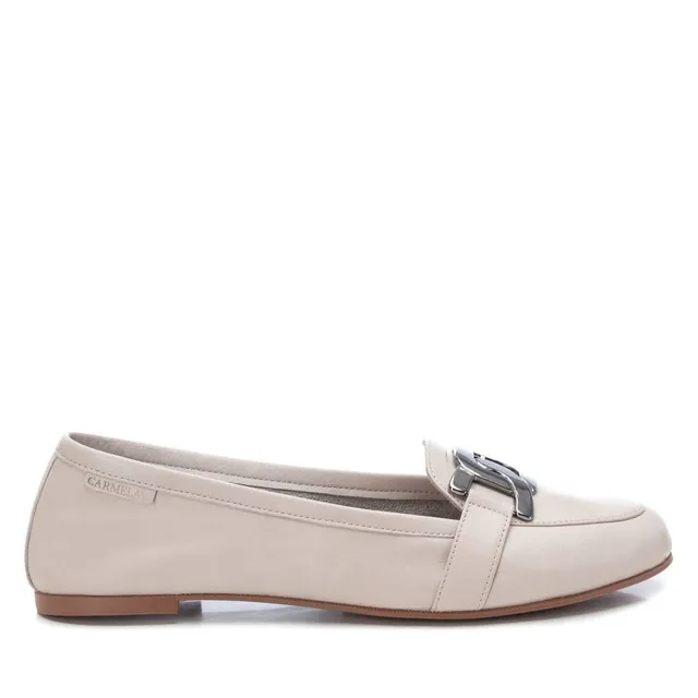 Carmela 16049902 ballerine blanche cuir plat
