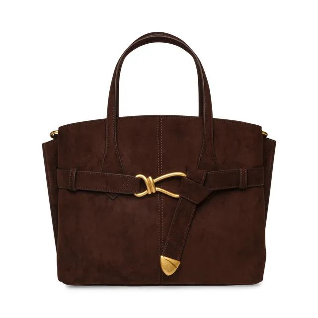 Steve Madden Bjoplin sac shopper chocolat doré