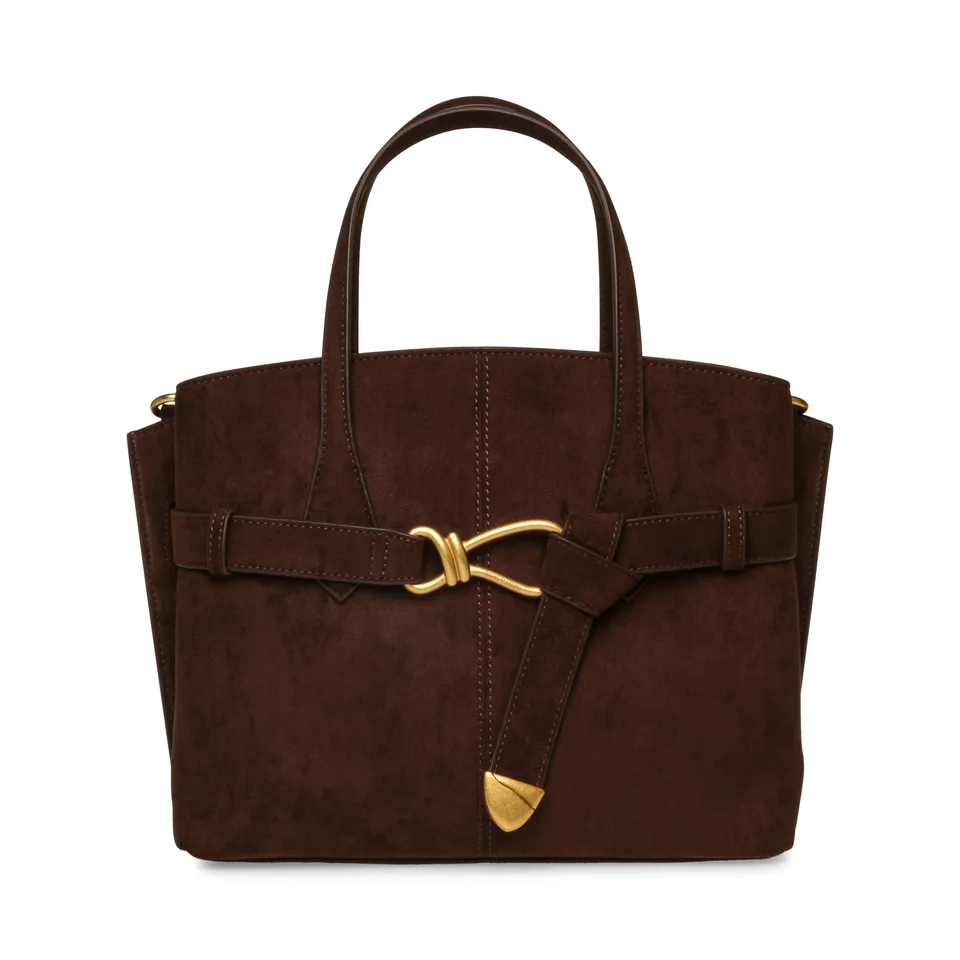 Steve Madden Bjoplin sac shopper chocolat doré