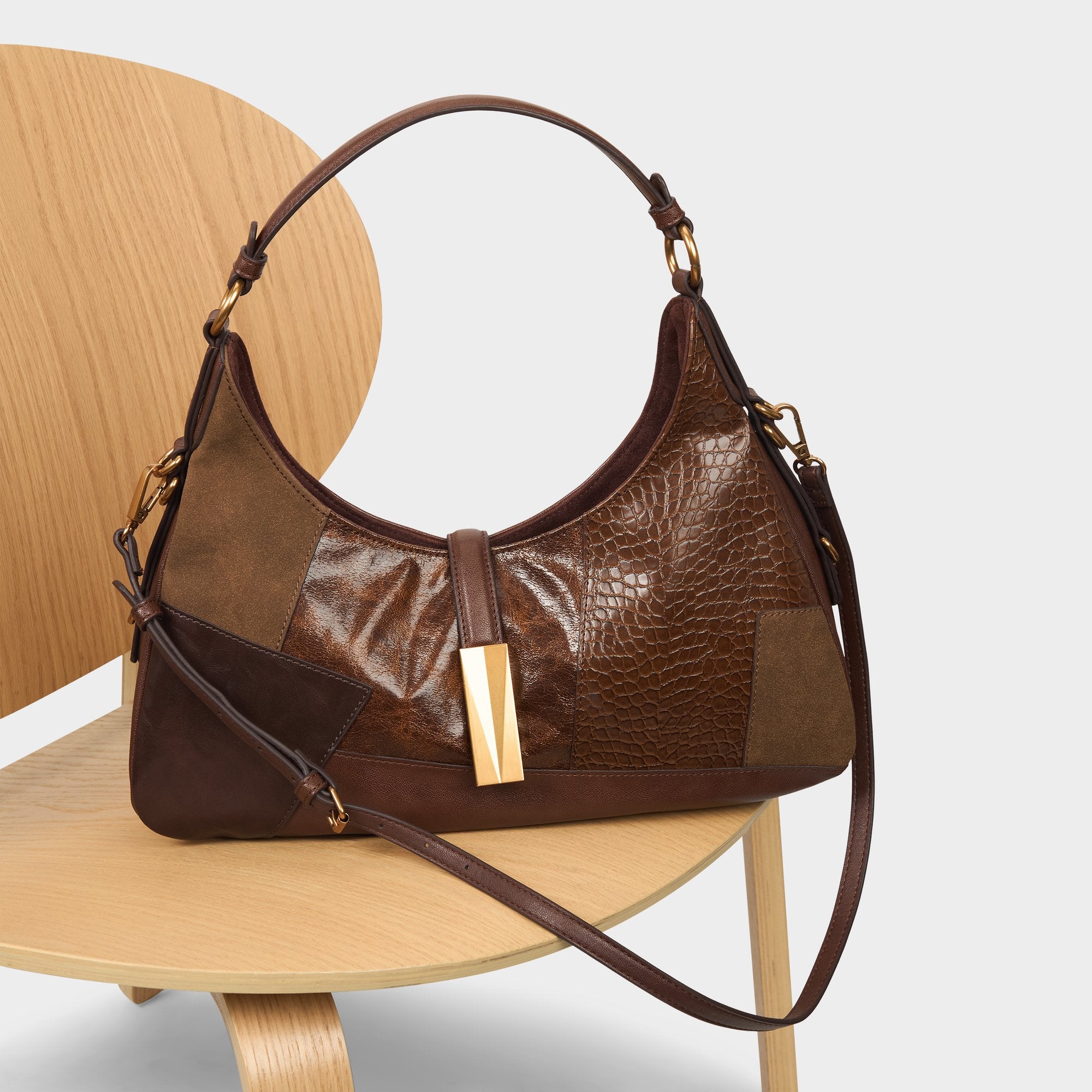 ALDO Aliceaax sac épaule patchwork souple