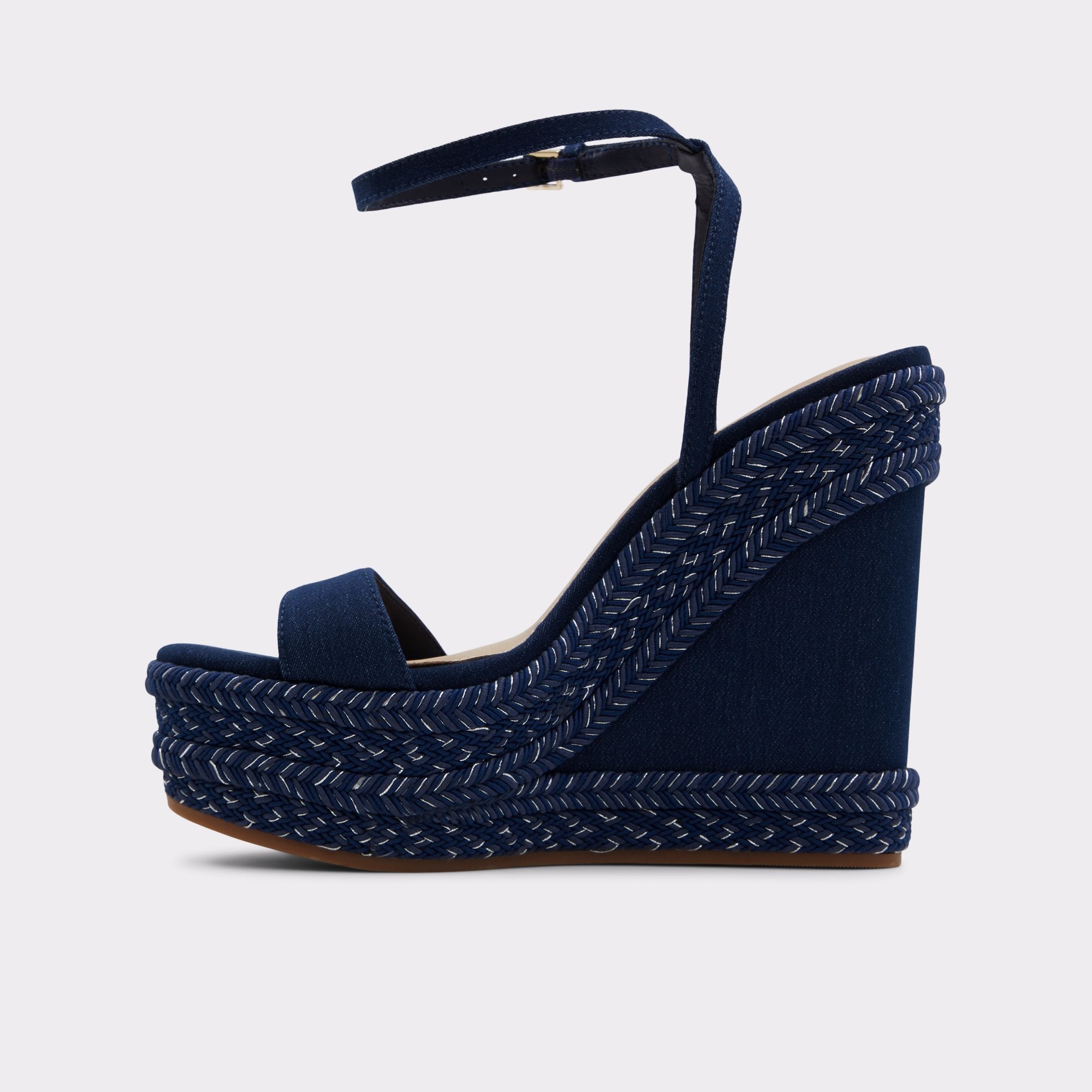 Aldo Marysol sandales compensées denim femme