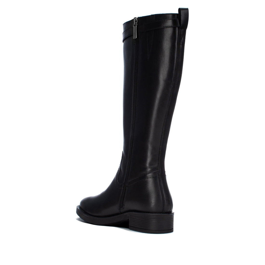 Carmela 16412501 bottes femme noires cuir plates