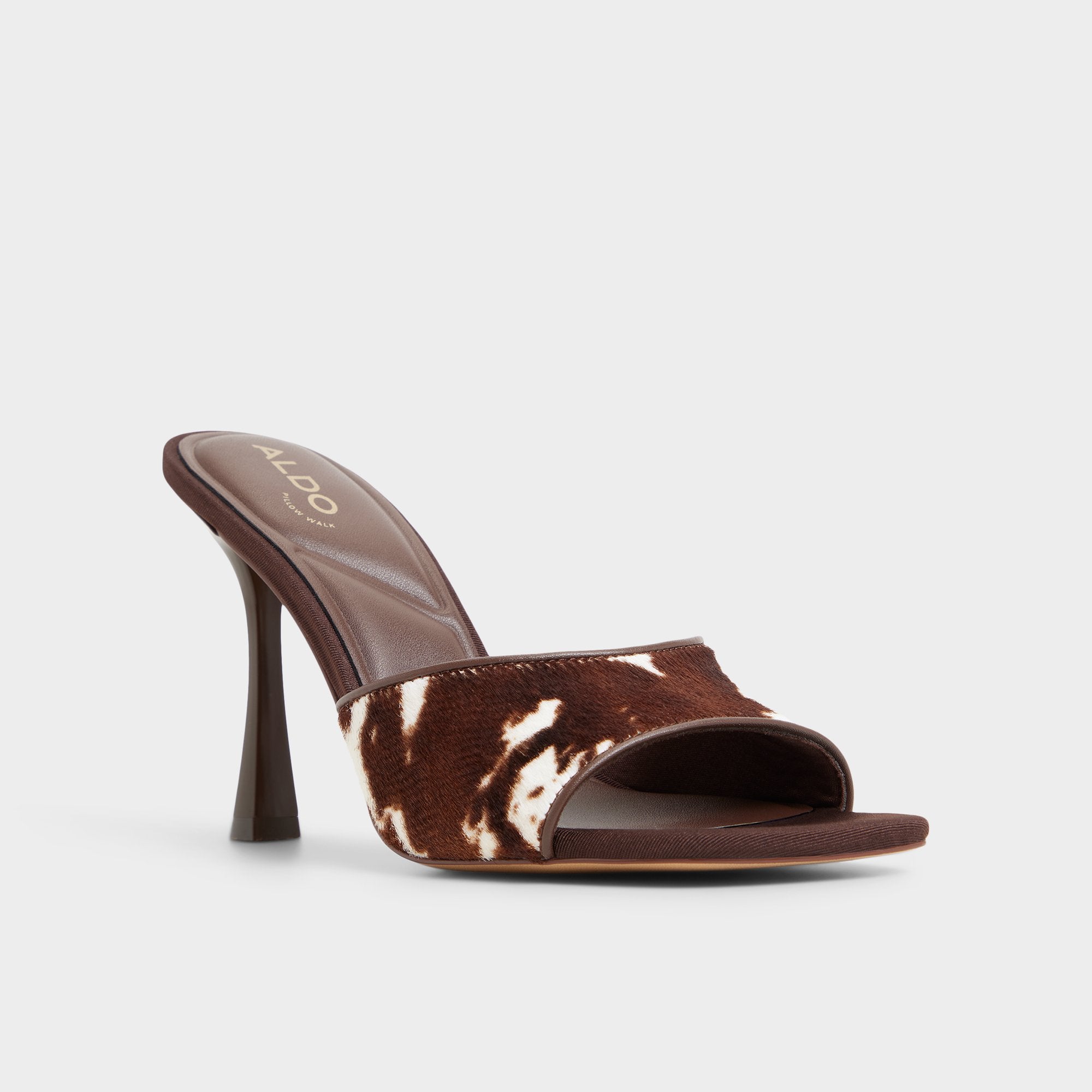 ALDO Evadalia mules cuir imprimé vache
