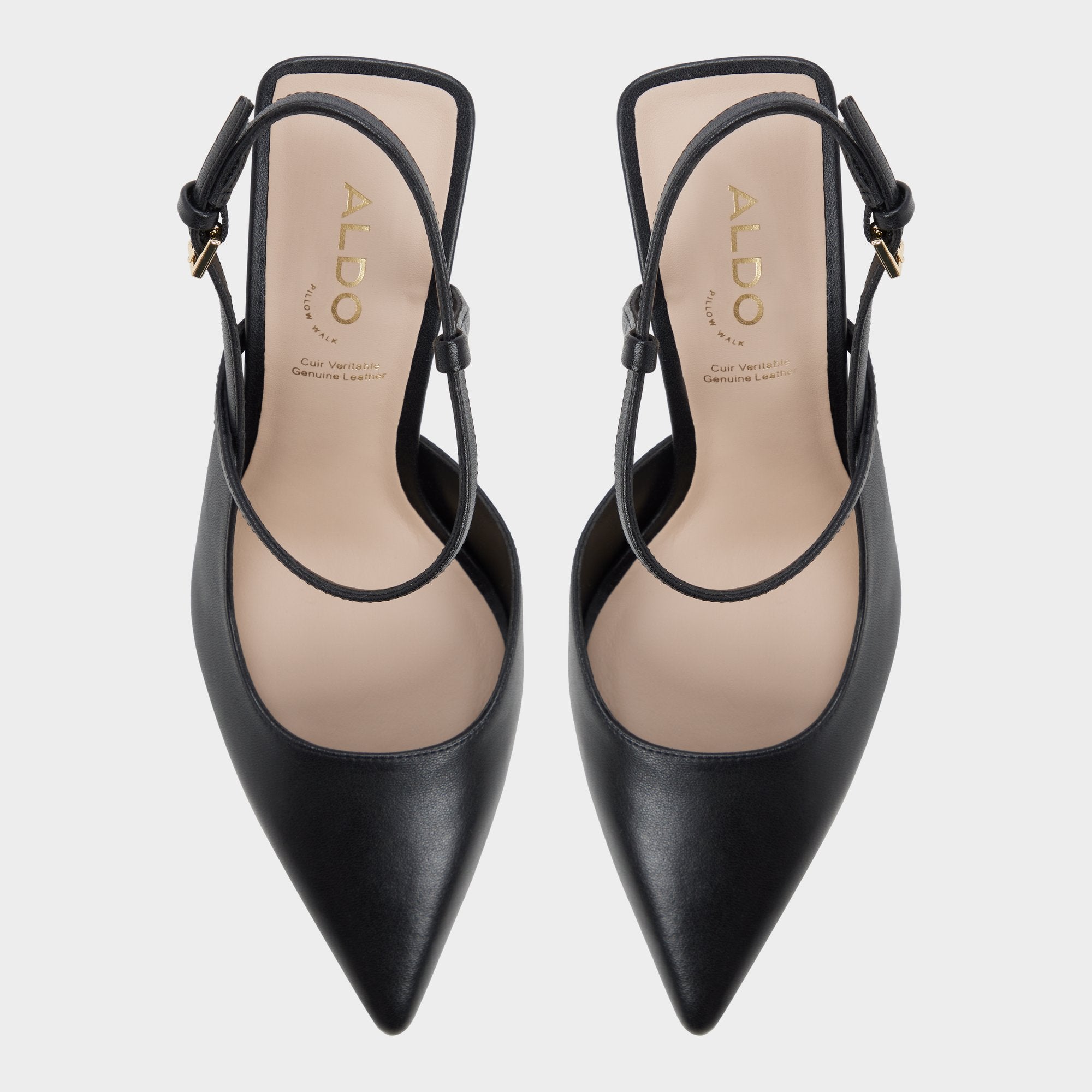 ALDO Brunette escarpins noirs petit talon